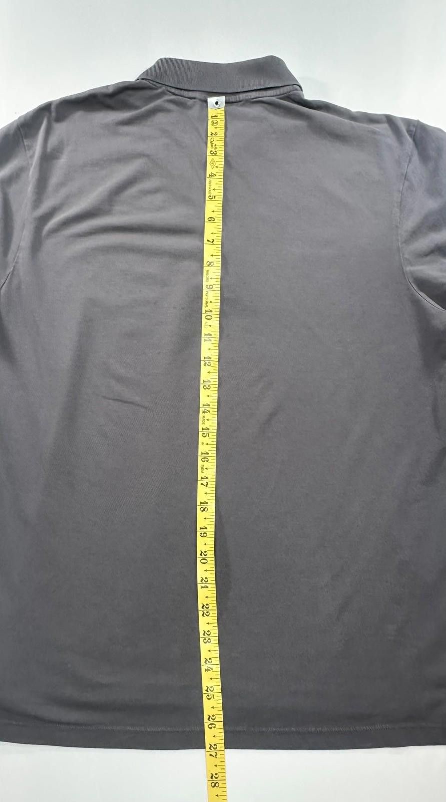 Hugo Boss Hugo Boss 1/4 Button Polo Shirt Gray Mens L Size US L / EU 52-54 / 3 - 8 Thumbnail