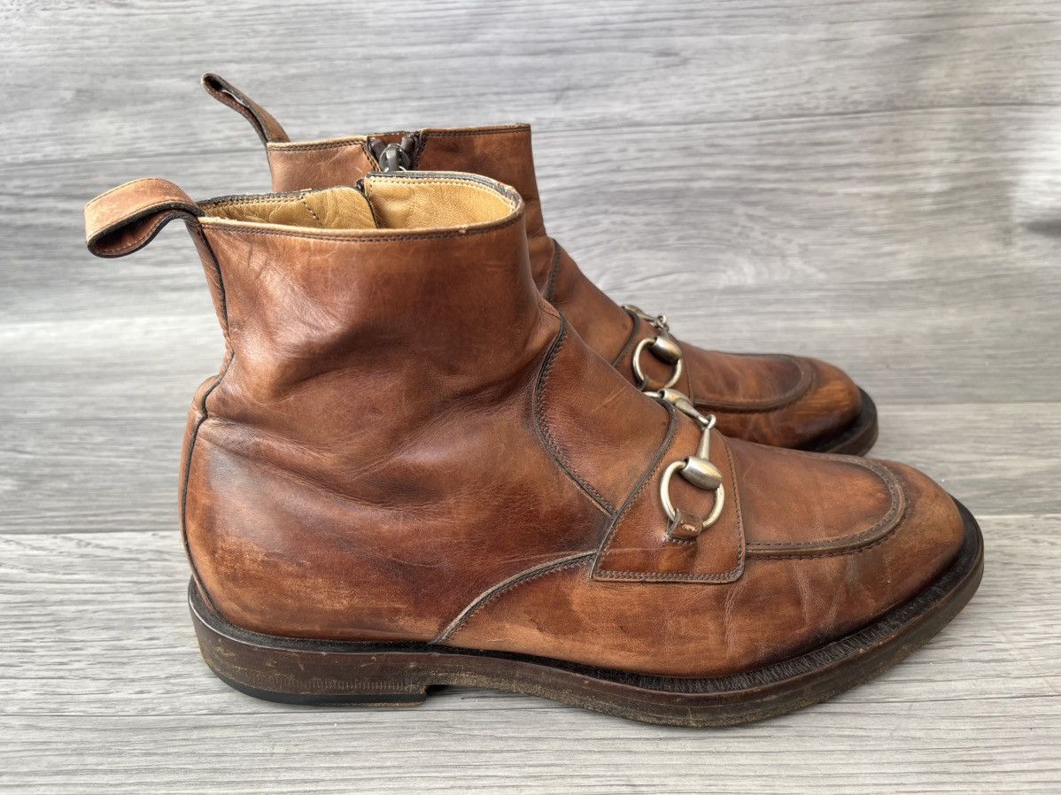 Gucci Gucci horsebit leather dress boots uk7 Size US 8 / EU 41 - 6 Thumbnail