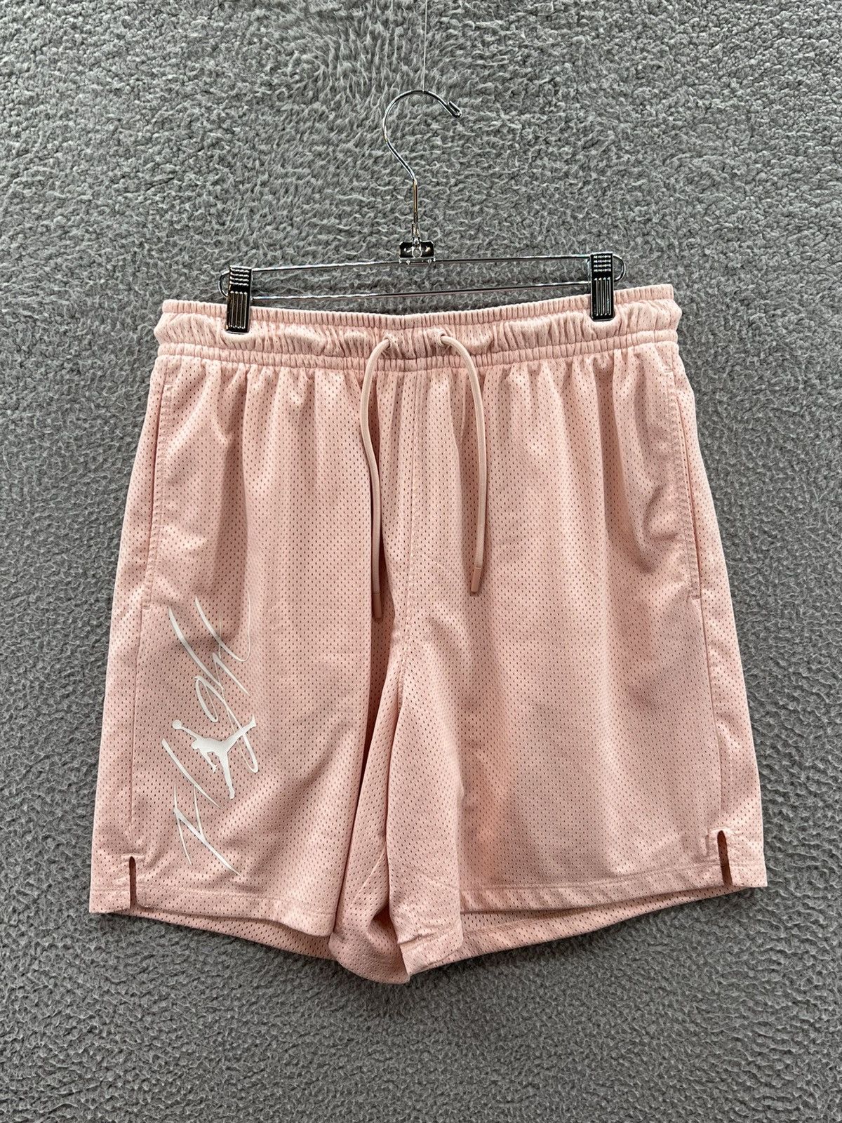 Jordan Brand Nike Air Jordan Pink Peach Flight Mesh Shorts FN4647-622 Size US 34 / EU 50 - 1 Thumbnail
