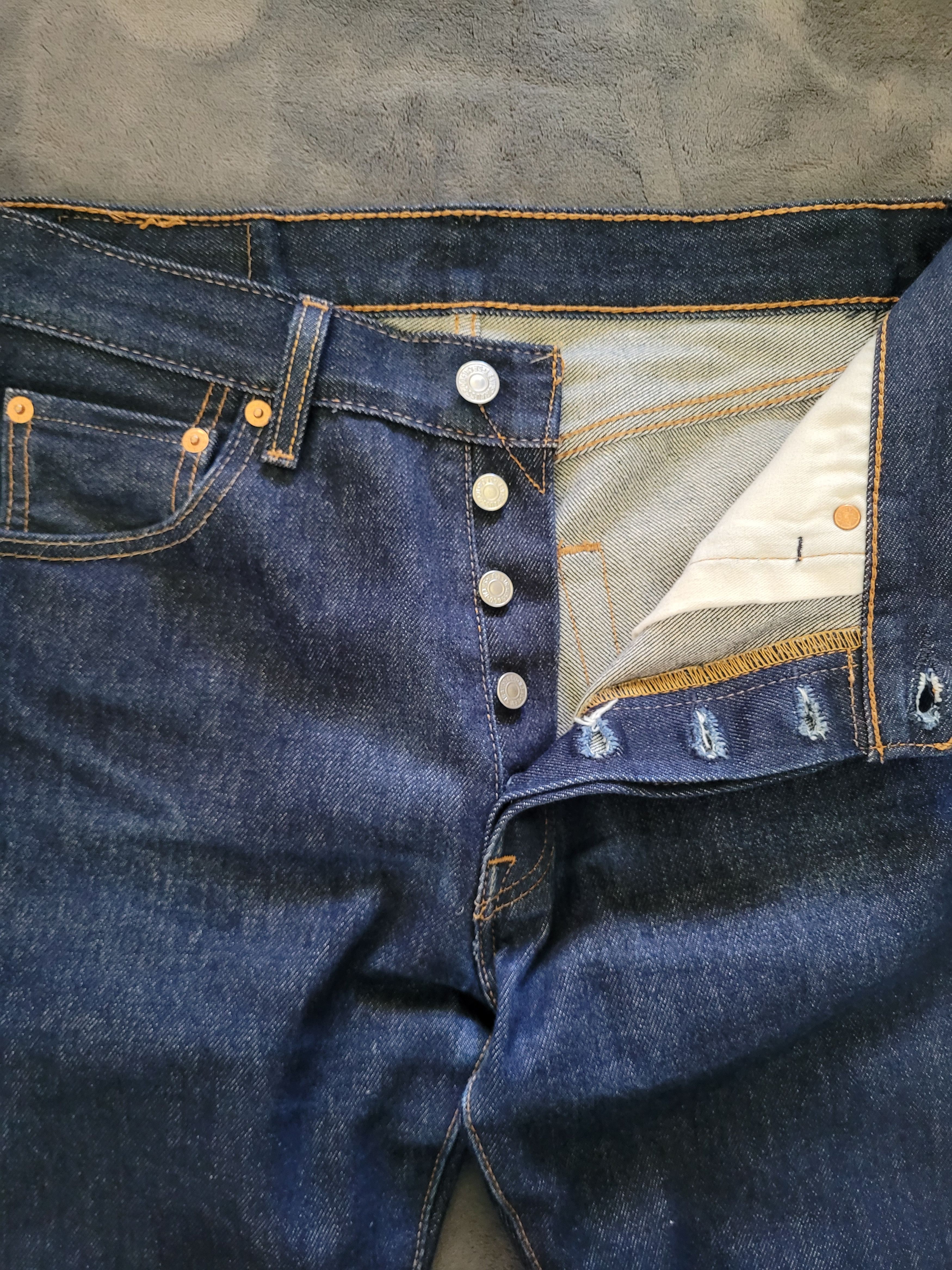 Levi's Levi's Shrink to fit 501 Jeans Size US 30 / EU 46 - 4 Thumbnail