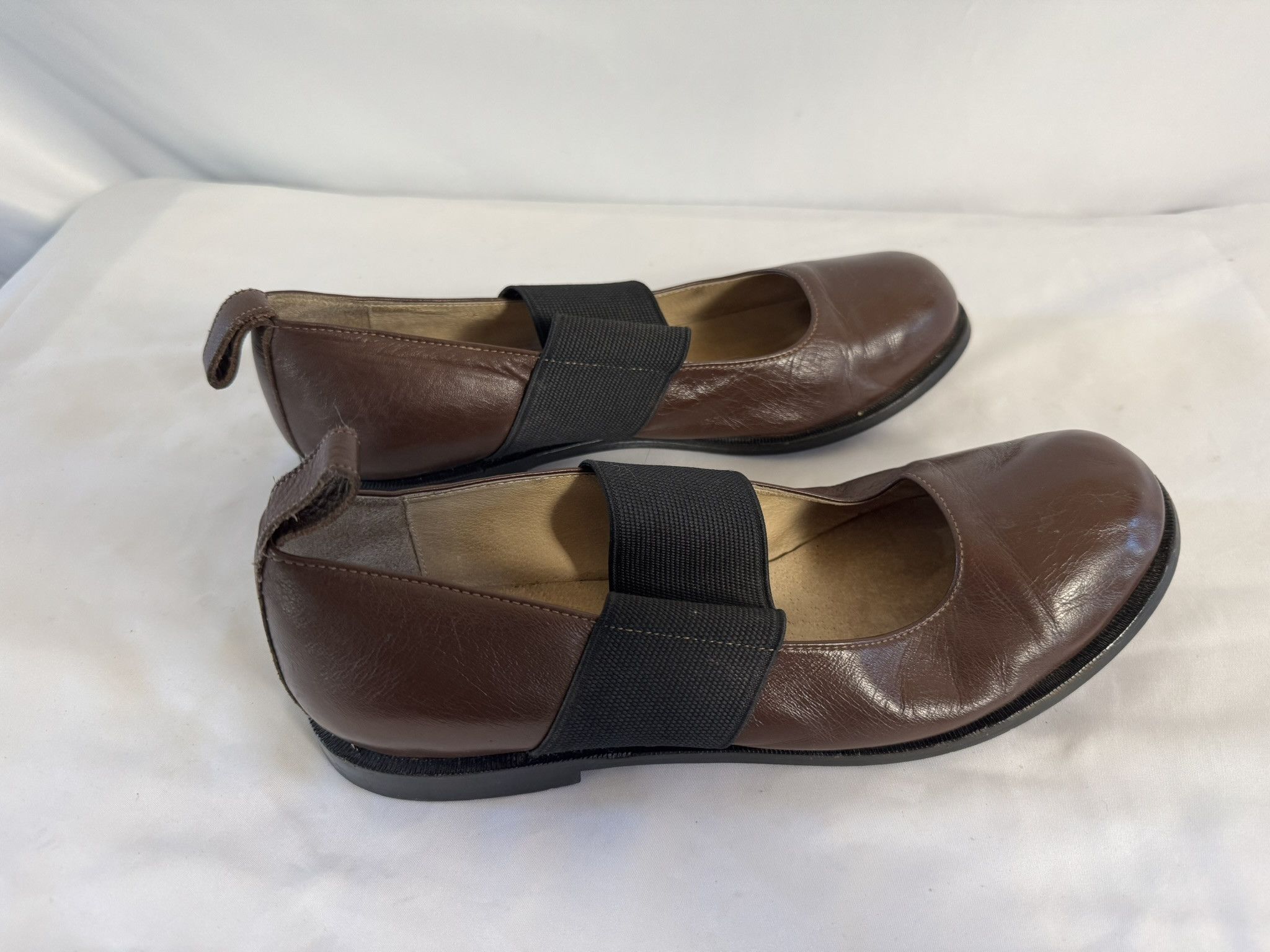 Comme des Garcons Comme des Garçons Elastic Strap Leather Mary Jane Shoes Size US 7.5 / IT 37.5 - 7 Thumbnail