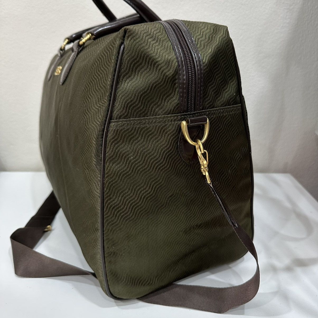 Balenciaga ‼️LASTDROP‼️ BALENCIAGA BB KHAKI GREEN BOSTON TRAVEL BAG Size ONE SIZE - 5 Thumbnail