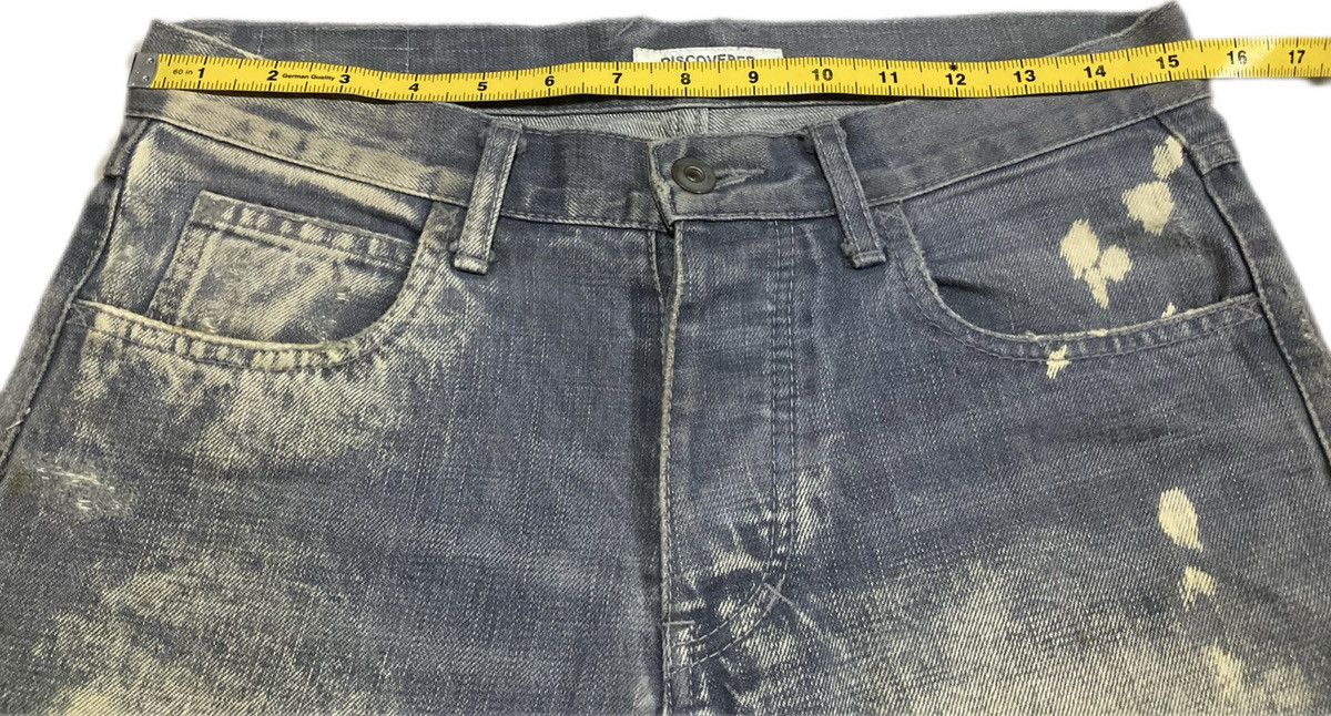 DISCOVERED × Japanese Brand 🔥Rare Archived Discovered Denim Distressed Splash Painted Size US 31 - 17 Thumbnail