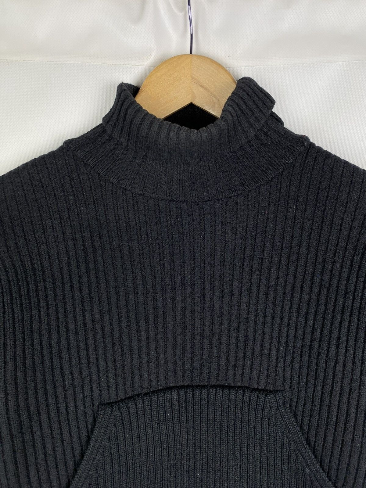 Jean Paul Gaultier × Vintage Jean Paul Gaultier Vintage 90s turtleneck sweater pullover Size S / US 4 / IT 40 - 8 Thumbnail