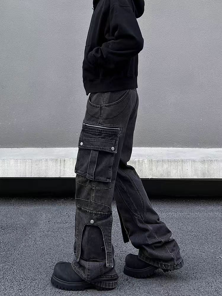 Japanese Brand × Jean Heavy duty shell high street micro flare jeans Size US 32 / EU 48 - 3 Thumbnail