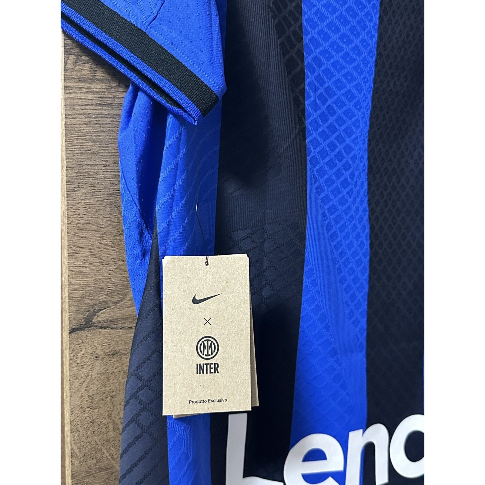 Nike INTER MILAN 2022 2023 HOME SHIRT JERSEY NIKE PLAYER ISSUE Size US L / EU 52-54 / 3 - 8 Thumbnail