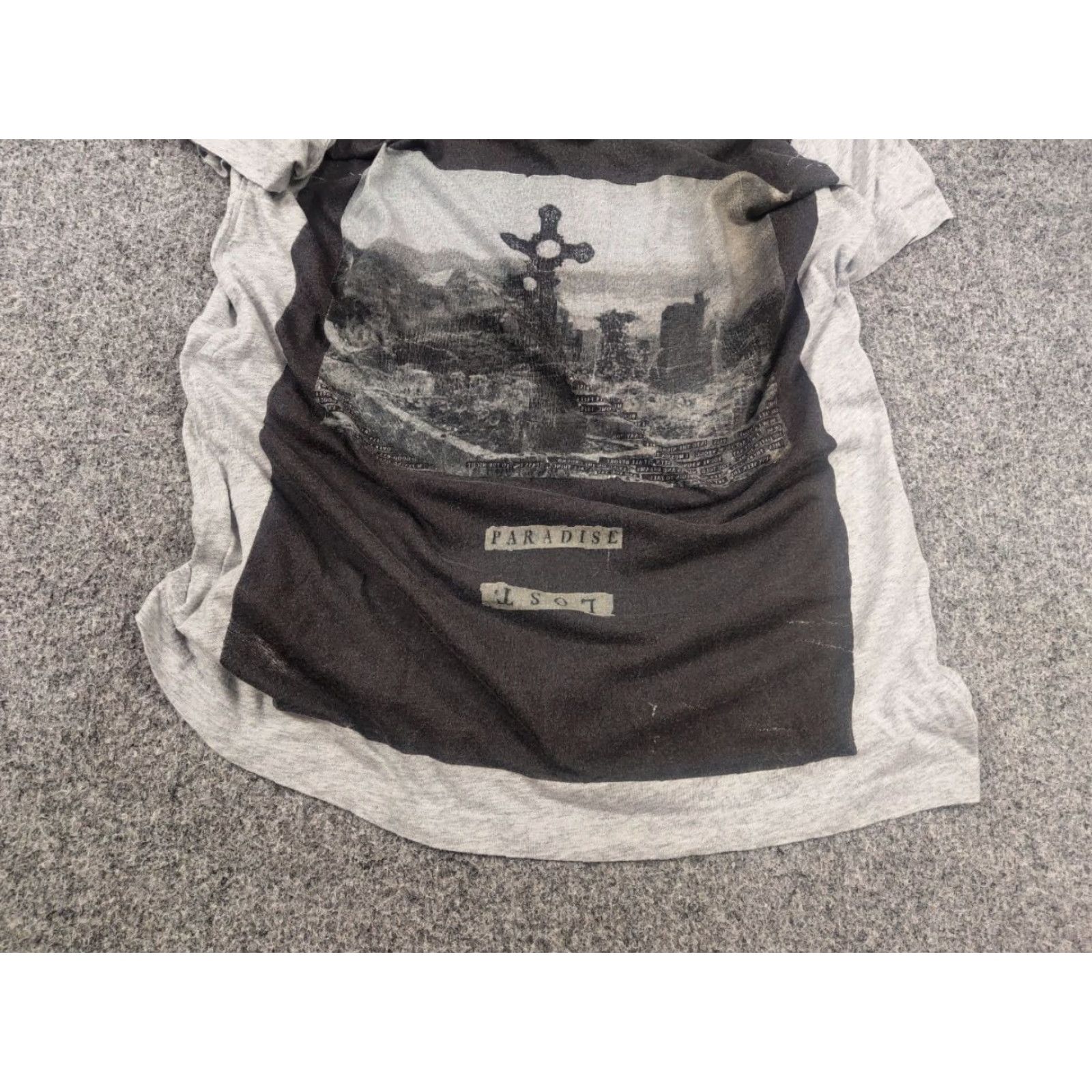 Allsaints Allsaints Spitalfields T-Shirt Gray Logo Art Skull Shirt Mens XS Casual Graphic Print Short Sleeve Crew Neck Size US XS / EU 42 / 0 - 5 Thumbnail