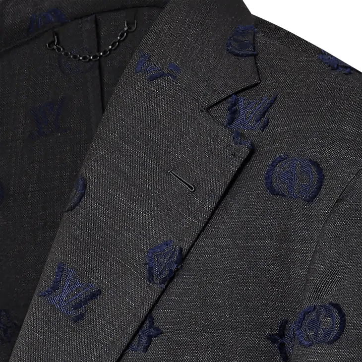 Louis Vuitton Single-Breasted Wool Blend Napolitana Jacket - 48 S Size 48S - 2 Thumbnail