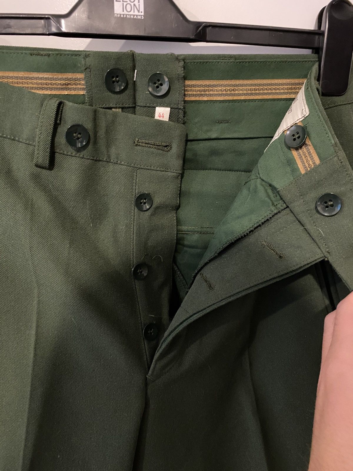 Vintage German Army Surplus Formal Military Pants Size 44S - 3 Thumbnail