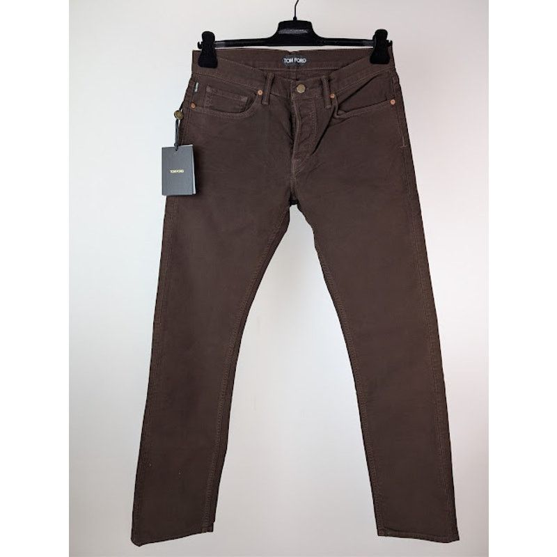 Tom Ford o1rshd1 Straight-Fit Denim Jeans in Brown Size US 32 / EU 48 - 2 Thumbnail