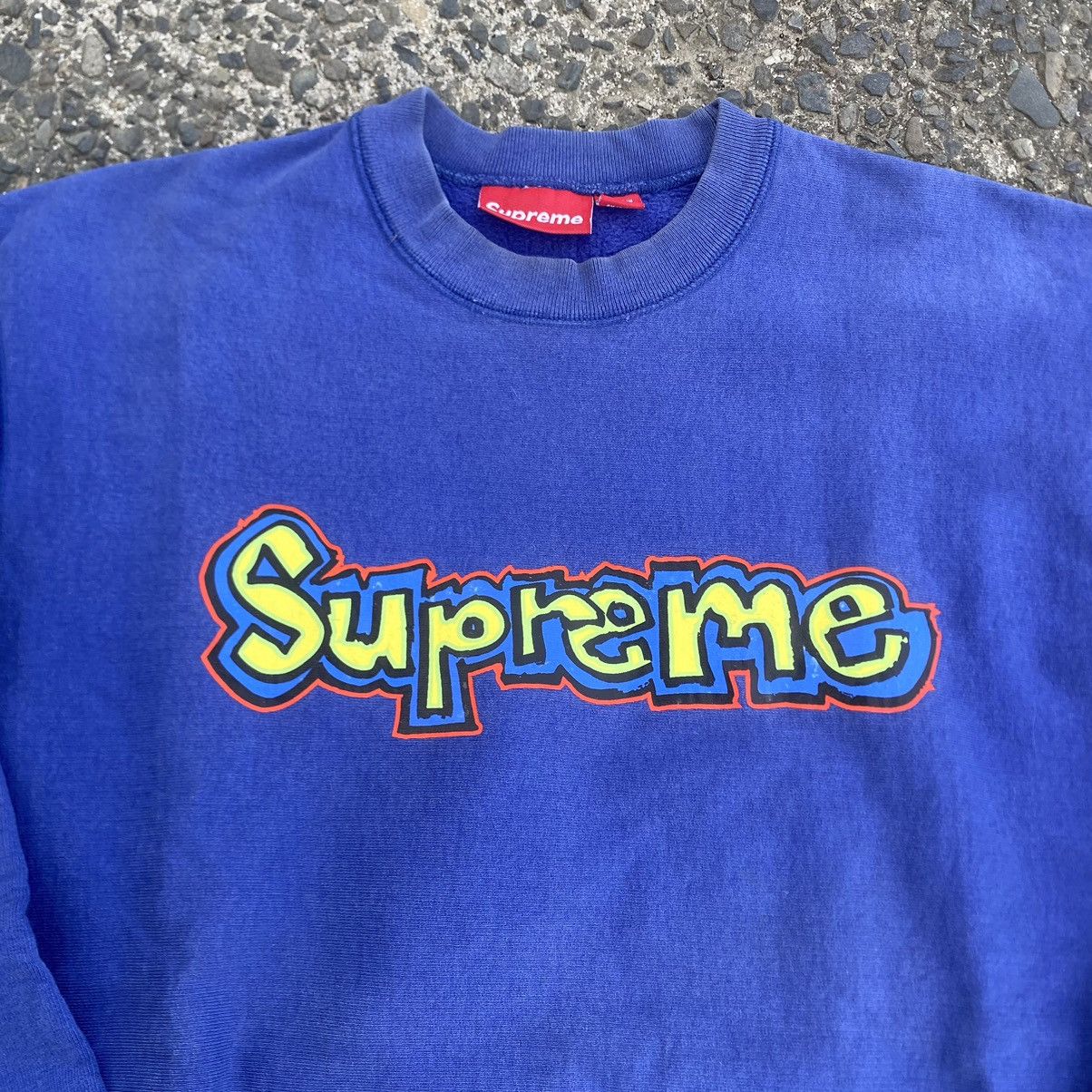 Supreme 2007 Supreme x Mark Gonzales Crewneck Size US L / EU 52-54 / 3 - 2 Thumbnail