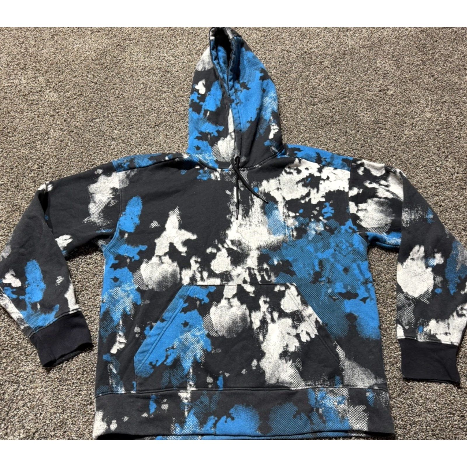 Vintage VINTAGE Sports Illustrated Hoodie Pullover Men M Blue Black & White Size US M / EU 48-50 / 2 - 2 Thumbnail