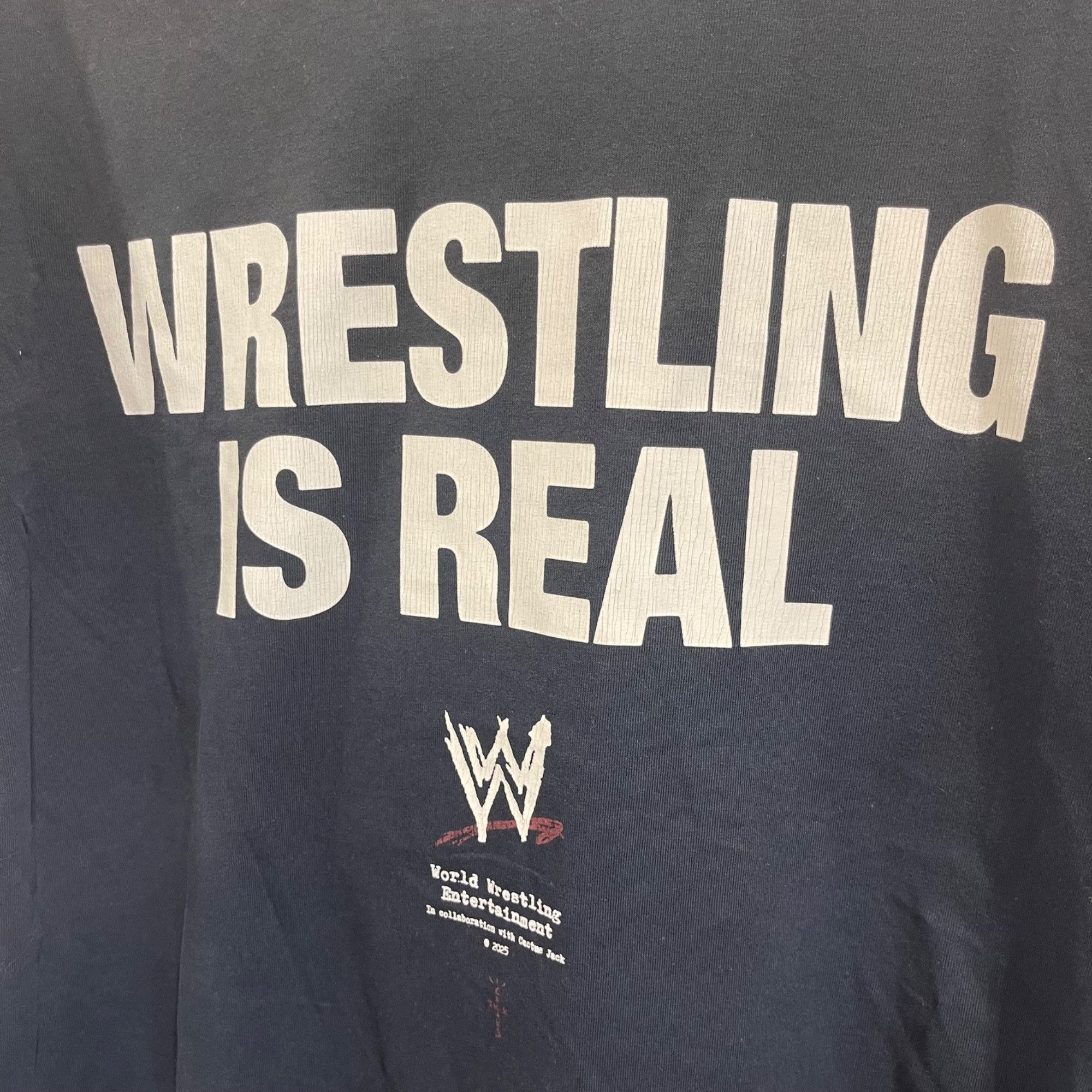 TRAVIS SCOTT x WWE WRESTLING IS REAL TEE SZ MEDIUM
