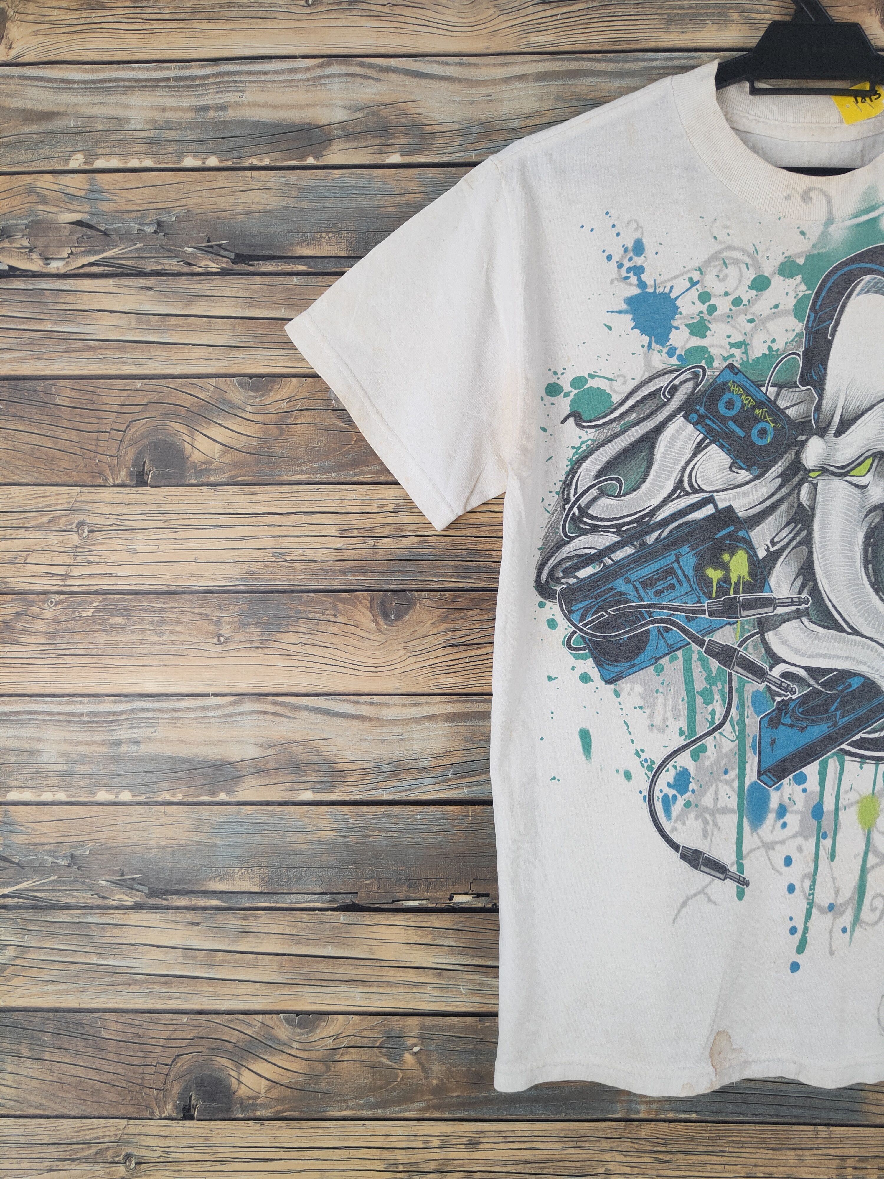 Japanese Brand DL Anchor Blue White Short Sleeve T-shirt #1813 Size US S / EU 44-46 / 1 - 4 Thumbnail