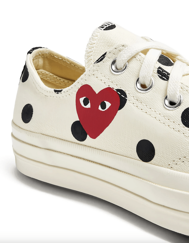 Comme des Garcons PLAY CDG PLAY x Converse Polka Dot Chuck Taylor Low Sneakers Size US 11 / IT 41 - 6 Thumbnail