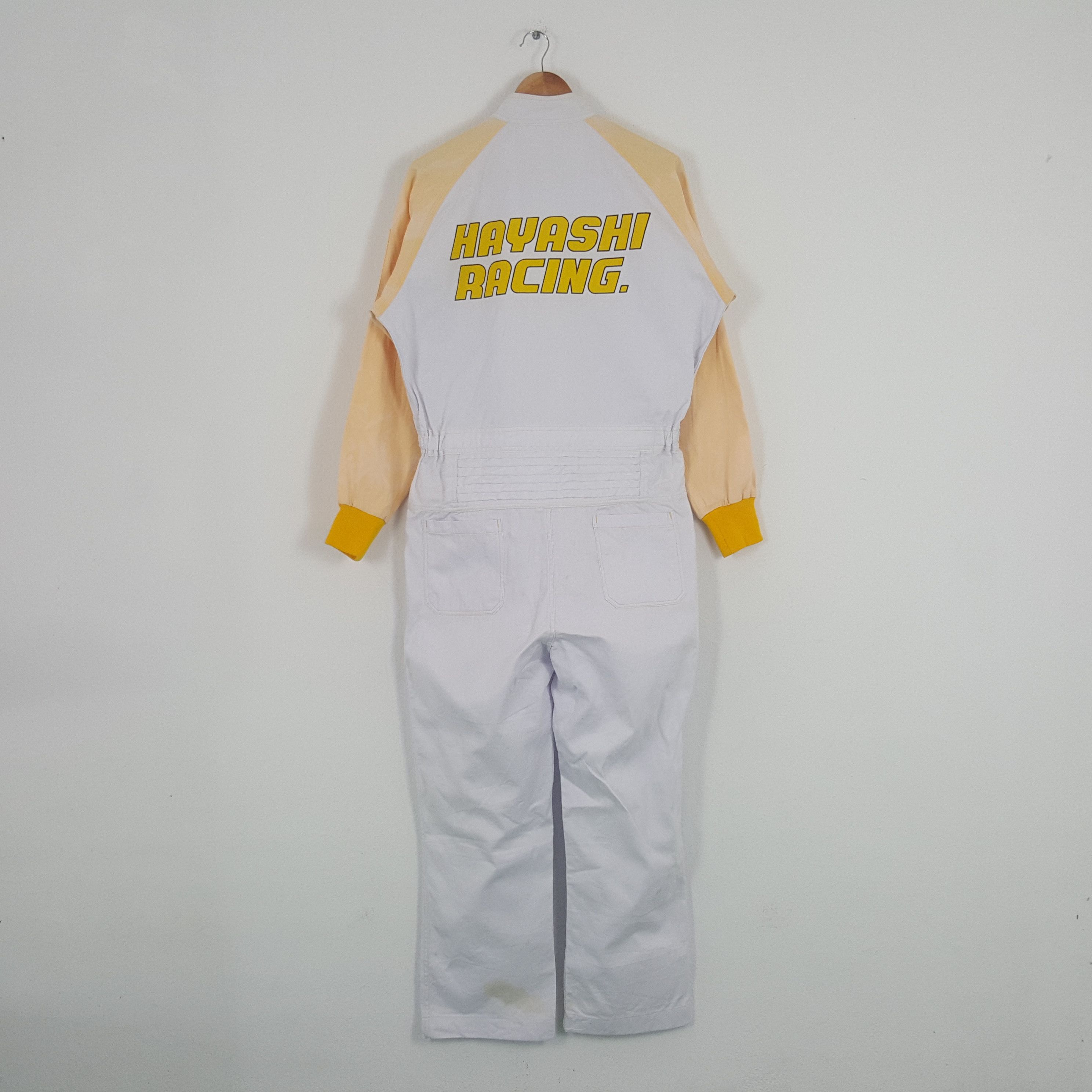 Japanese Brand × Vintage Vintage Hayashi Racing Japanese Racing Team Coverall Jacket Size US L / EU 52-54 / 3 - 1 Thumbnail