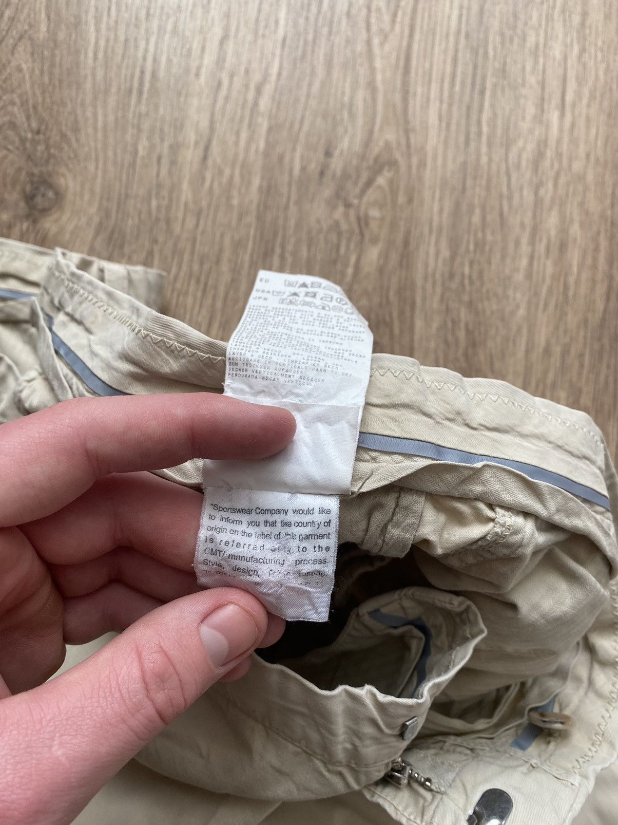 C.P. Company × Vintage Vintage C.P. Company by Massimo Osti baggy beige pants Size US 38 / EU 54 - 7 Thumbnail