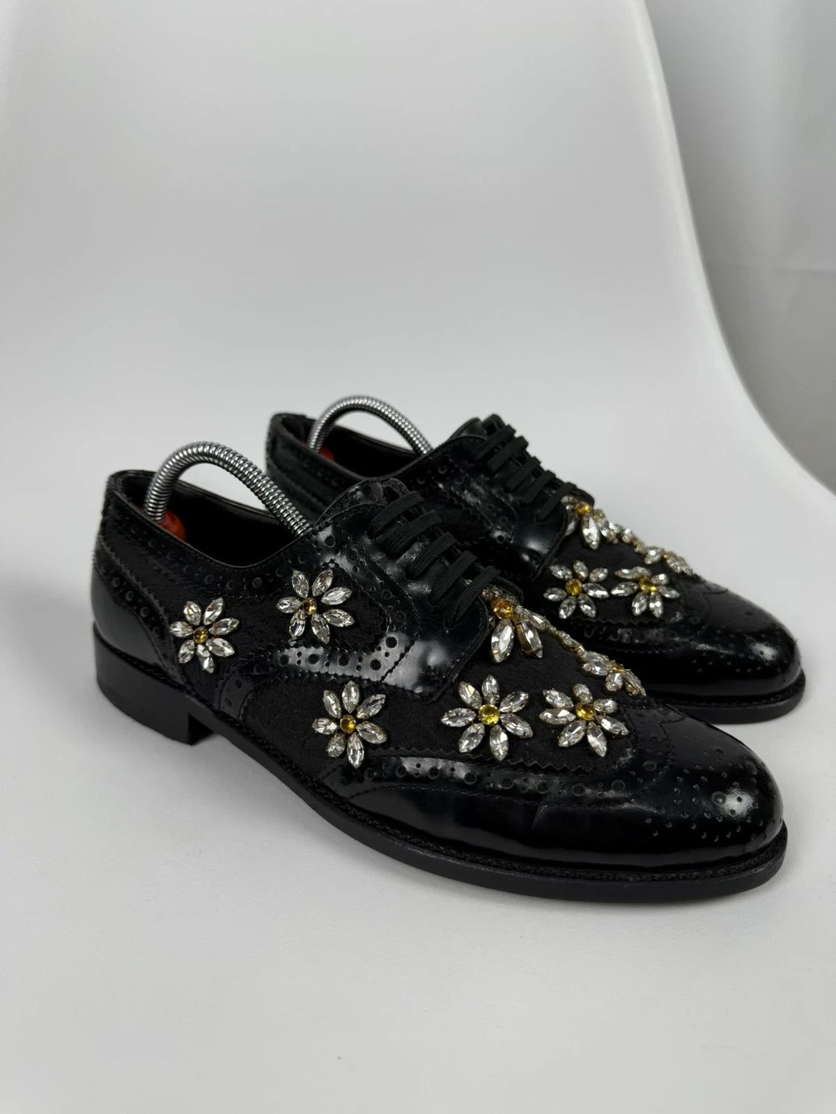 Dolce & Gabbana Dolce & Gabbana Embellished Brogues size 36 Size US 6 / IT 36 - 1 Thumbnail