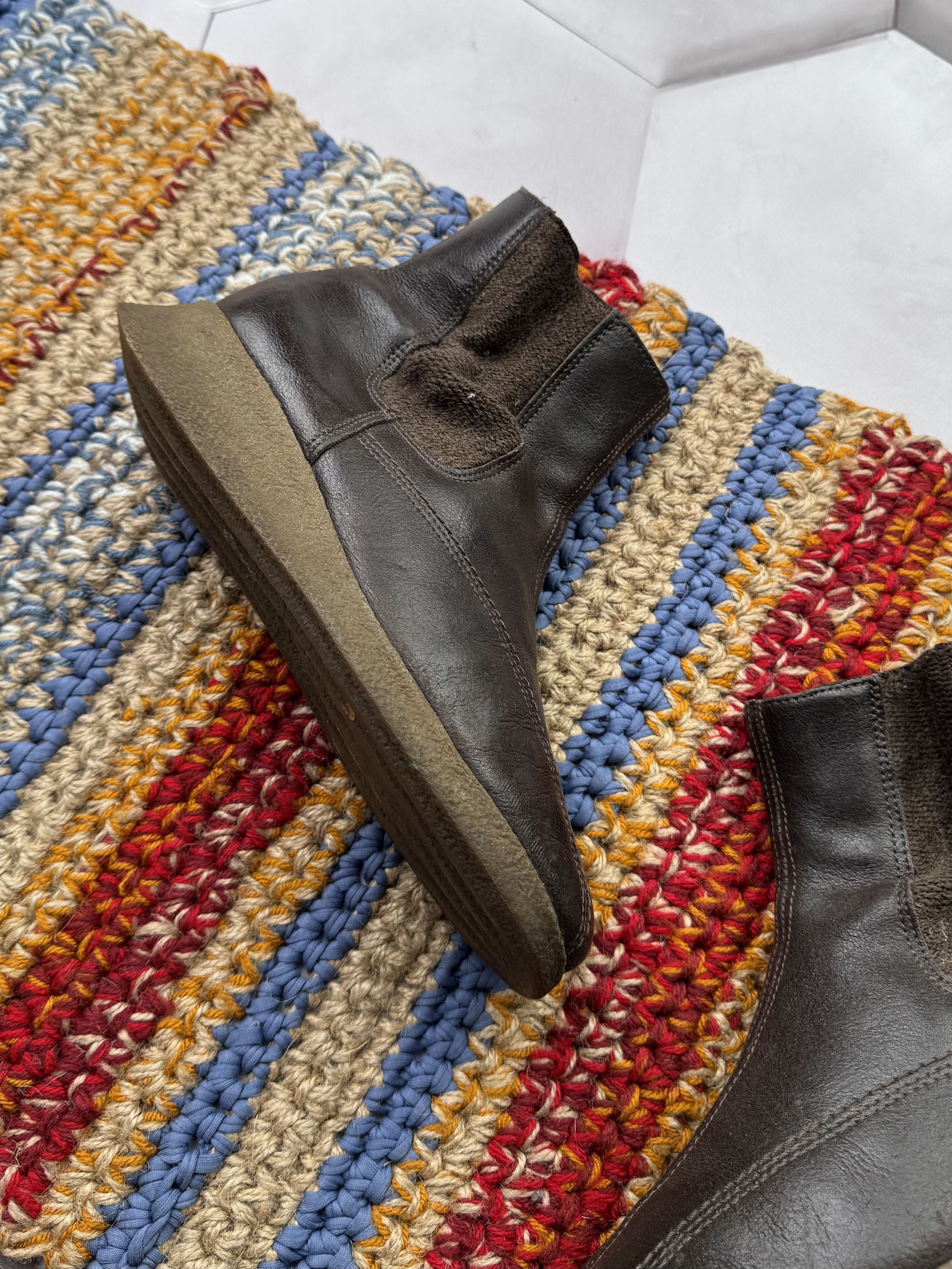 Japanese Brand Vintage Leather Boots (E4) Size US 8 / IT 38 - 2 Thumbnail