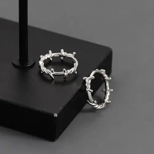 Jewelry Torn punk earrings （1pairs） Size ONE SIZE - 6 Thumbnail
