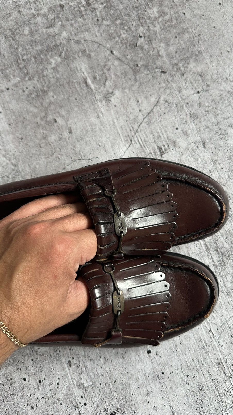 Women's G.H. Bass & Co. Weejens Vintage Leather Loafers USA