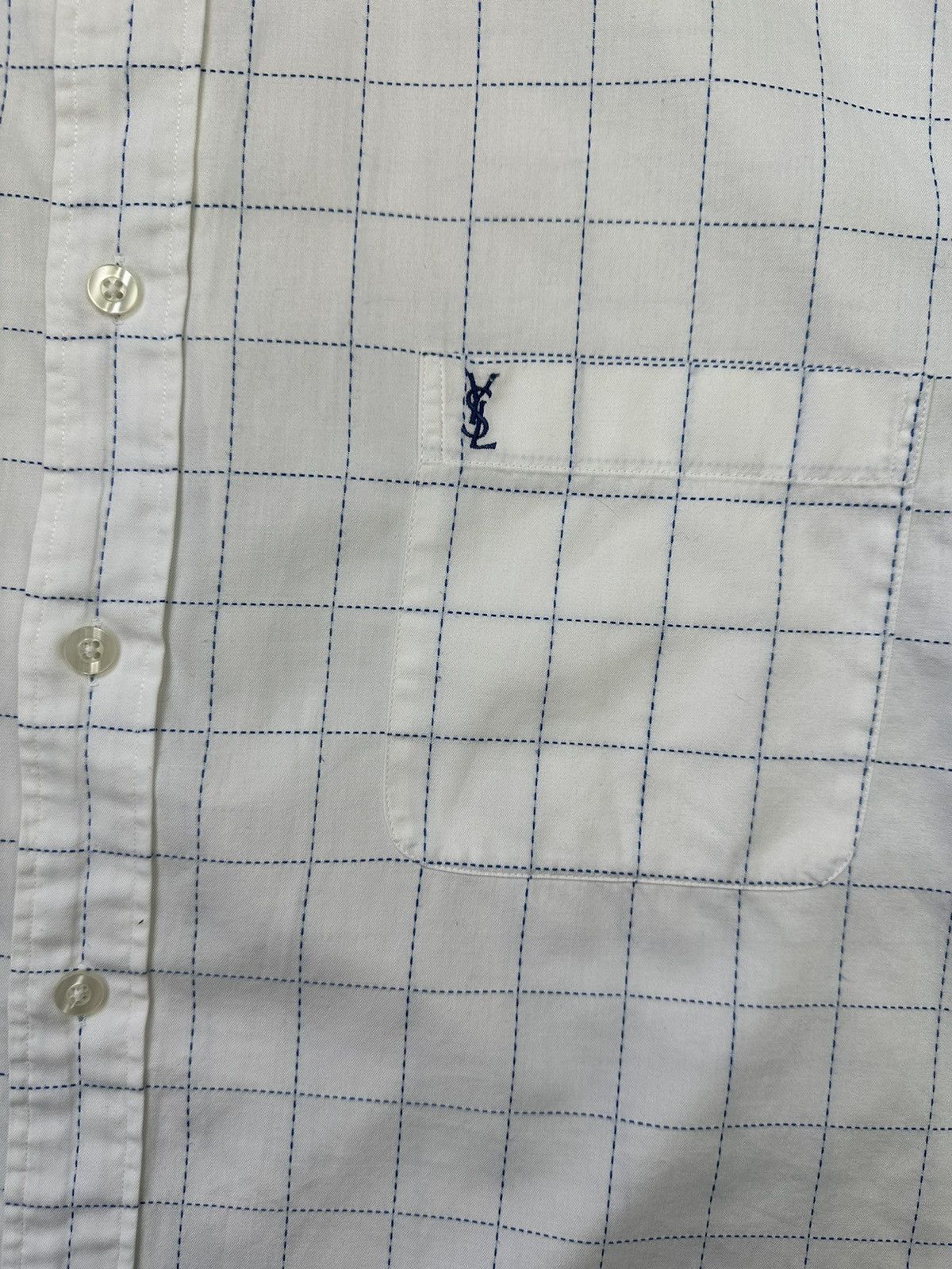 Other YvesSaintLauren Small Logo Luxury Shirts Button Up Size US L / EU 52-54 / 3 - 6 Thumbnail