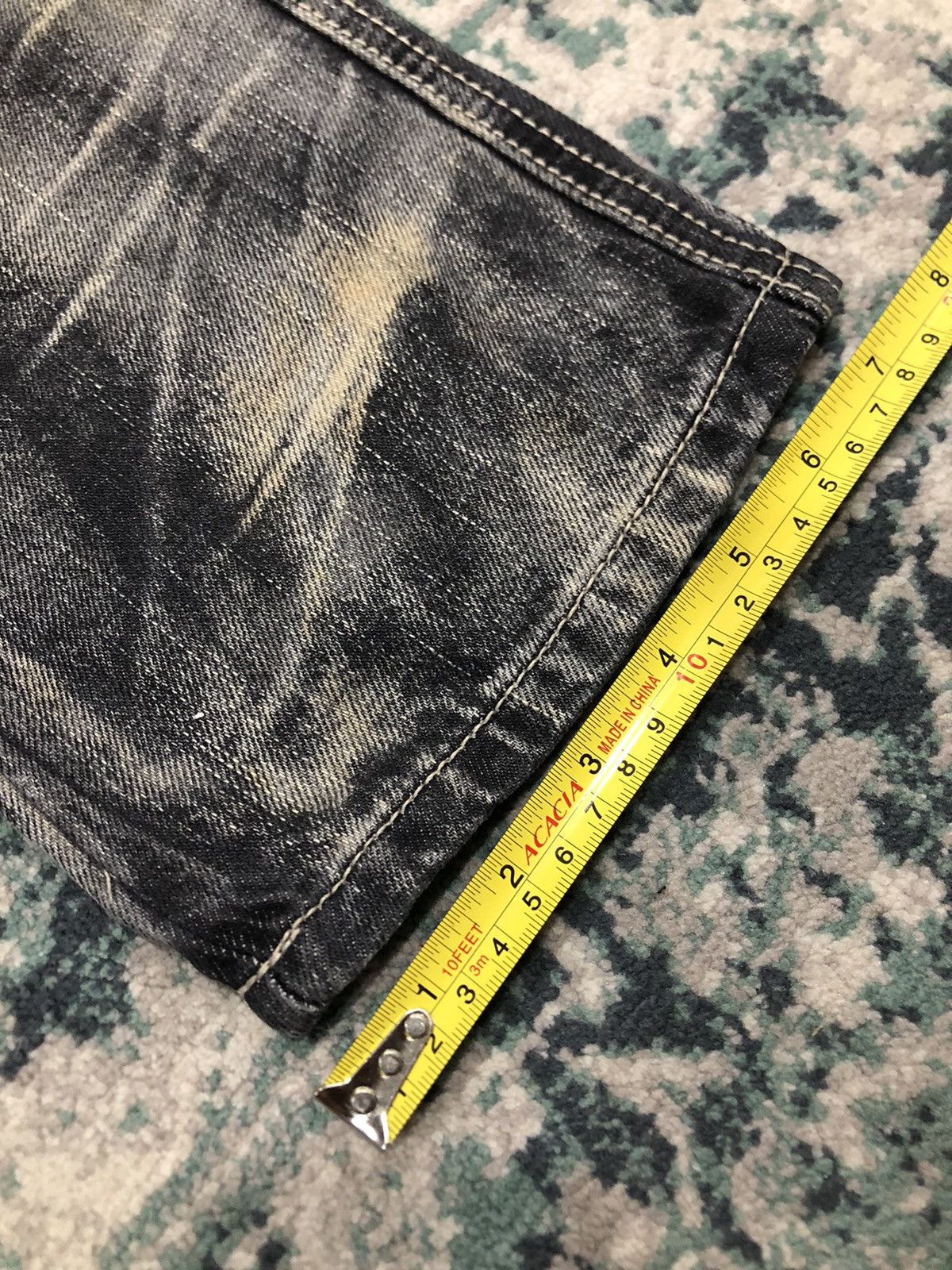 14th Addiction 2000s Japanese Brand SpRay Distressed Flared Denim Size US 29 - 18 Thumbnail