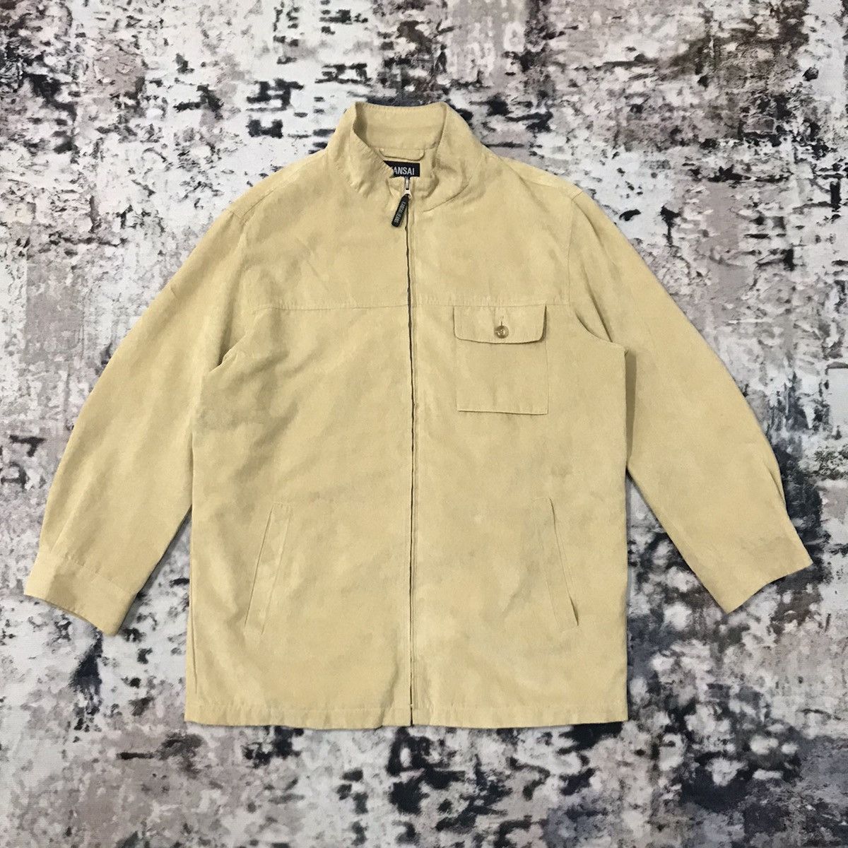 Japanese Brand × Kansai Yamamoto × Vintage Vintage Kansai Jeans Cudroy Worker Jacket Zipper Size US XL / EU 56 / 4 - 1 Thumbnail