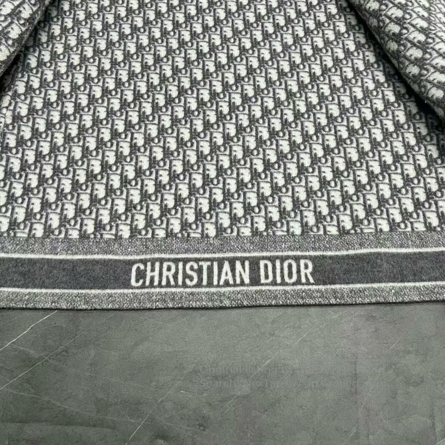 Dior dior wool blend coat with logo print. Size S / US 4 / IT 40 - 4 Thumbnail
