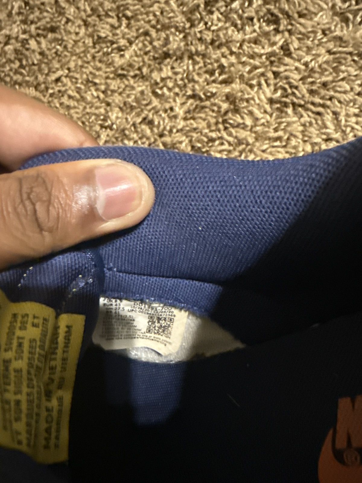 Nike × Vintage Nike Dunk Michigan - Size 10 (GREAT CONDITION) Size US 10 / EU 43 - 6 Thumbnail