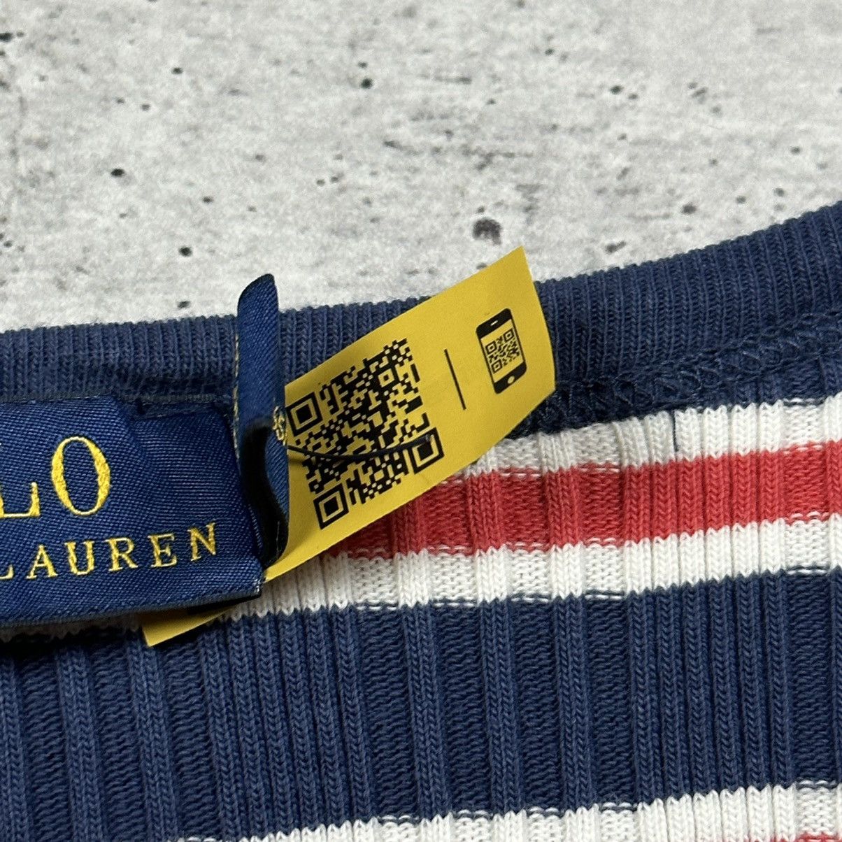 Polo Ralph Lauren Polo Ralph Lauren Slim Fit Logo Striped T-shirt Women’s Size M / US 6-8 / IT 42-44 - 7 Thumbnail
