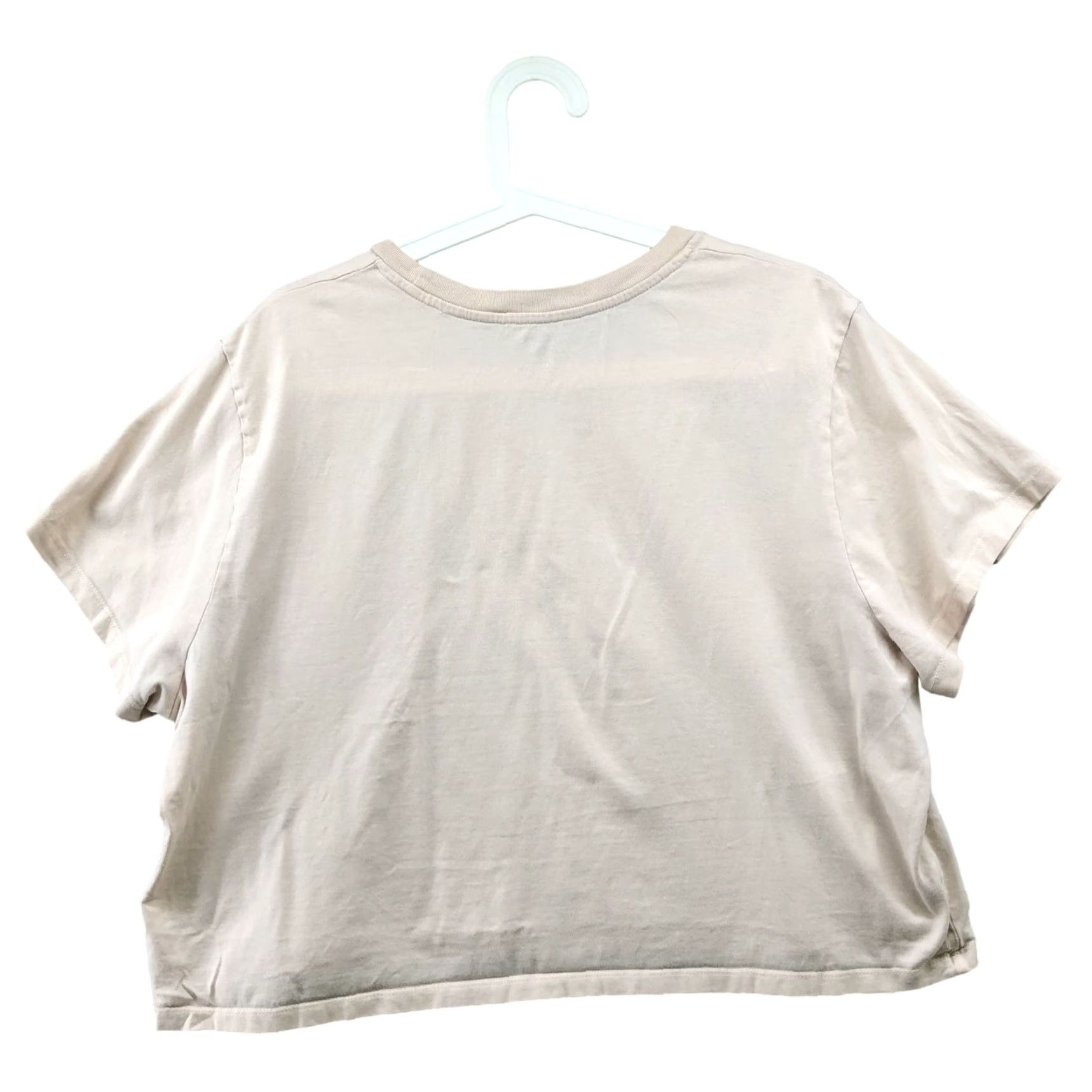 Levi's VINTAGE? (No) Levi's Cropped T Shirt Womens XXL Daisy Flower Graphic Crewneck Short Sleeve Size XXL / US 16-18 / IT 52-54 - 2 Thumbnail