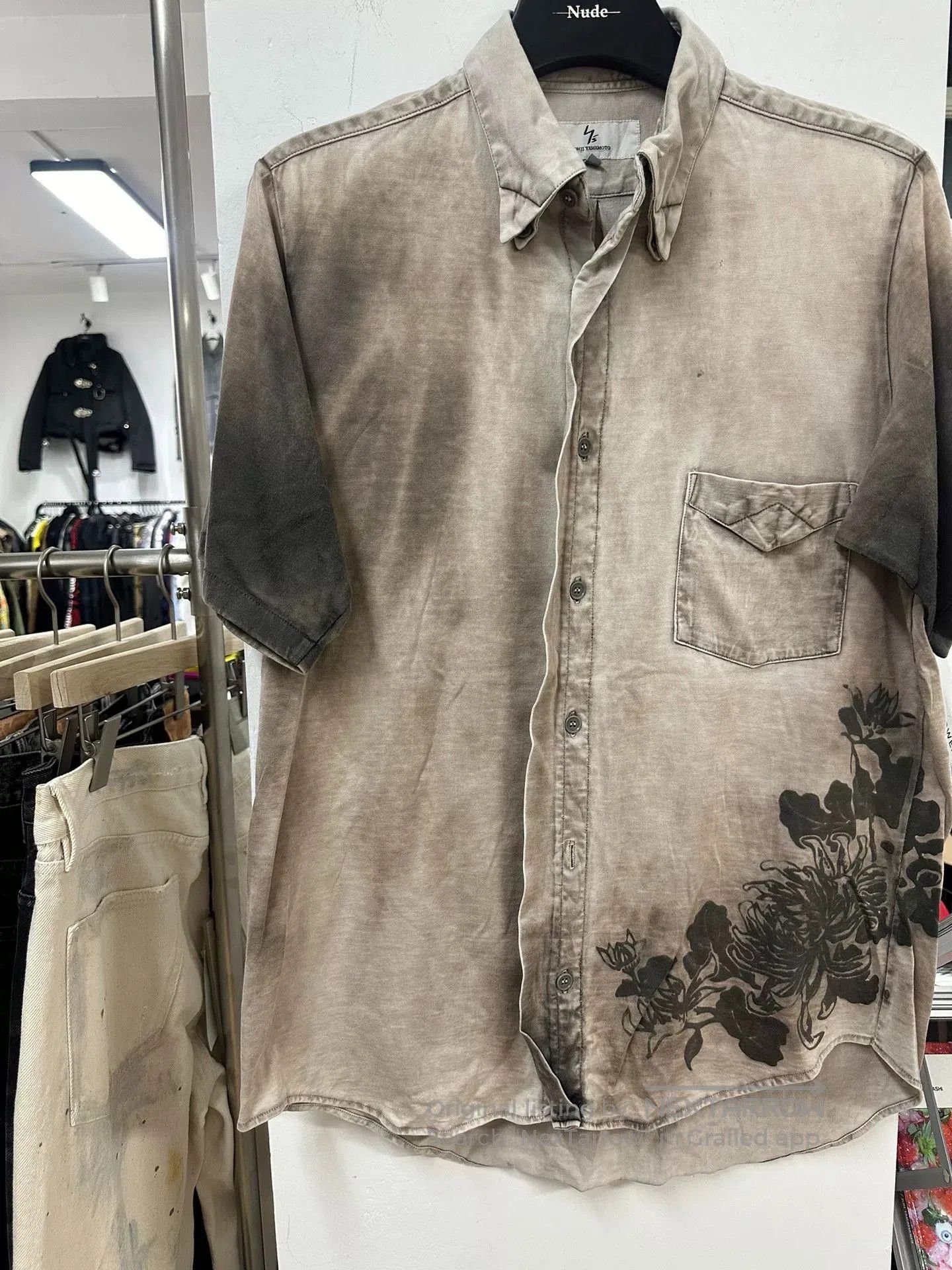 Yohji Yamamoto yohji yamamoto y's short sleeve shirt. Size US L / EU 52-54 / 3 - 5 Thumbnail