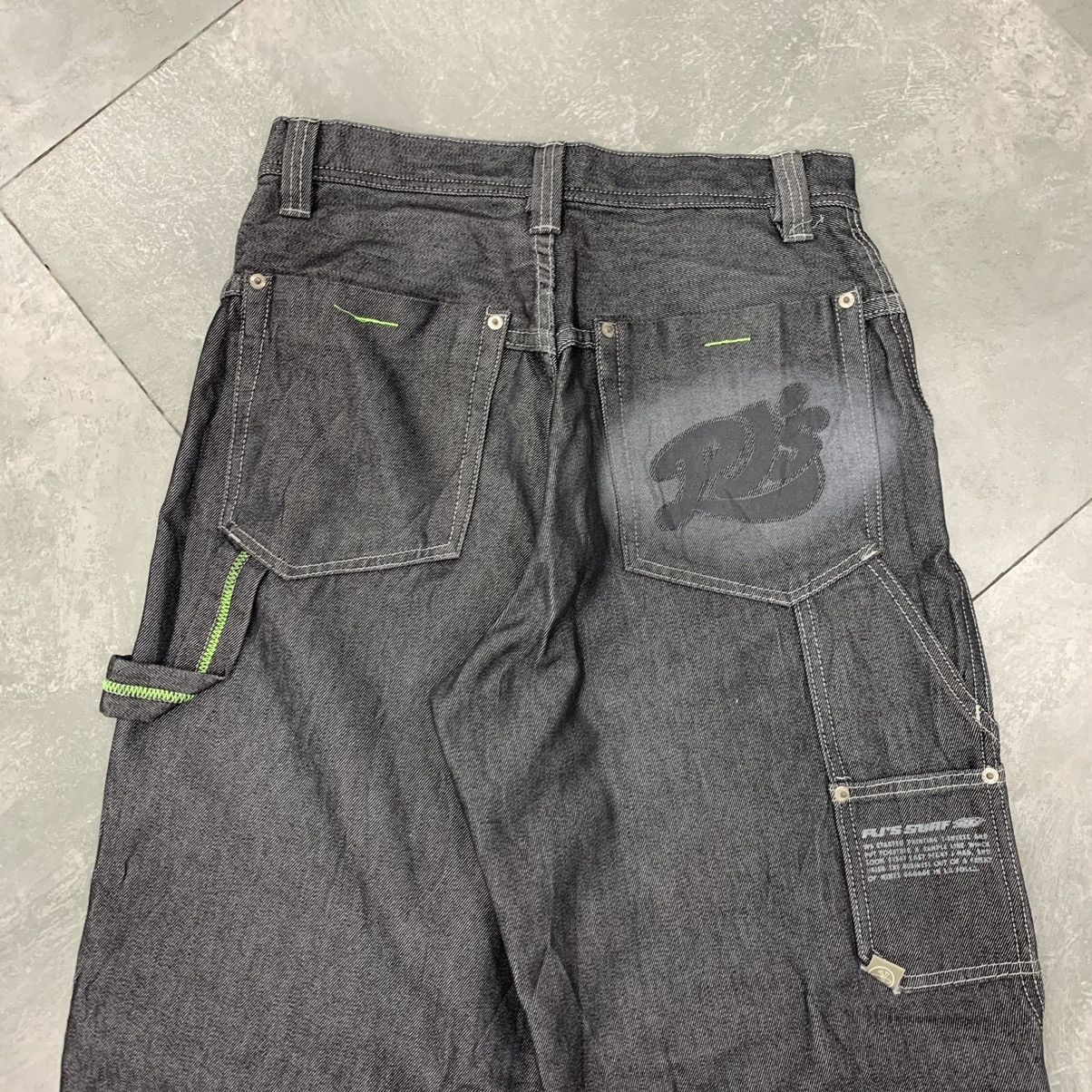 JNCO PJs Surf Baggy Carpenter Jeans Size US 29 - 3 Thumbnail