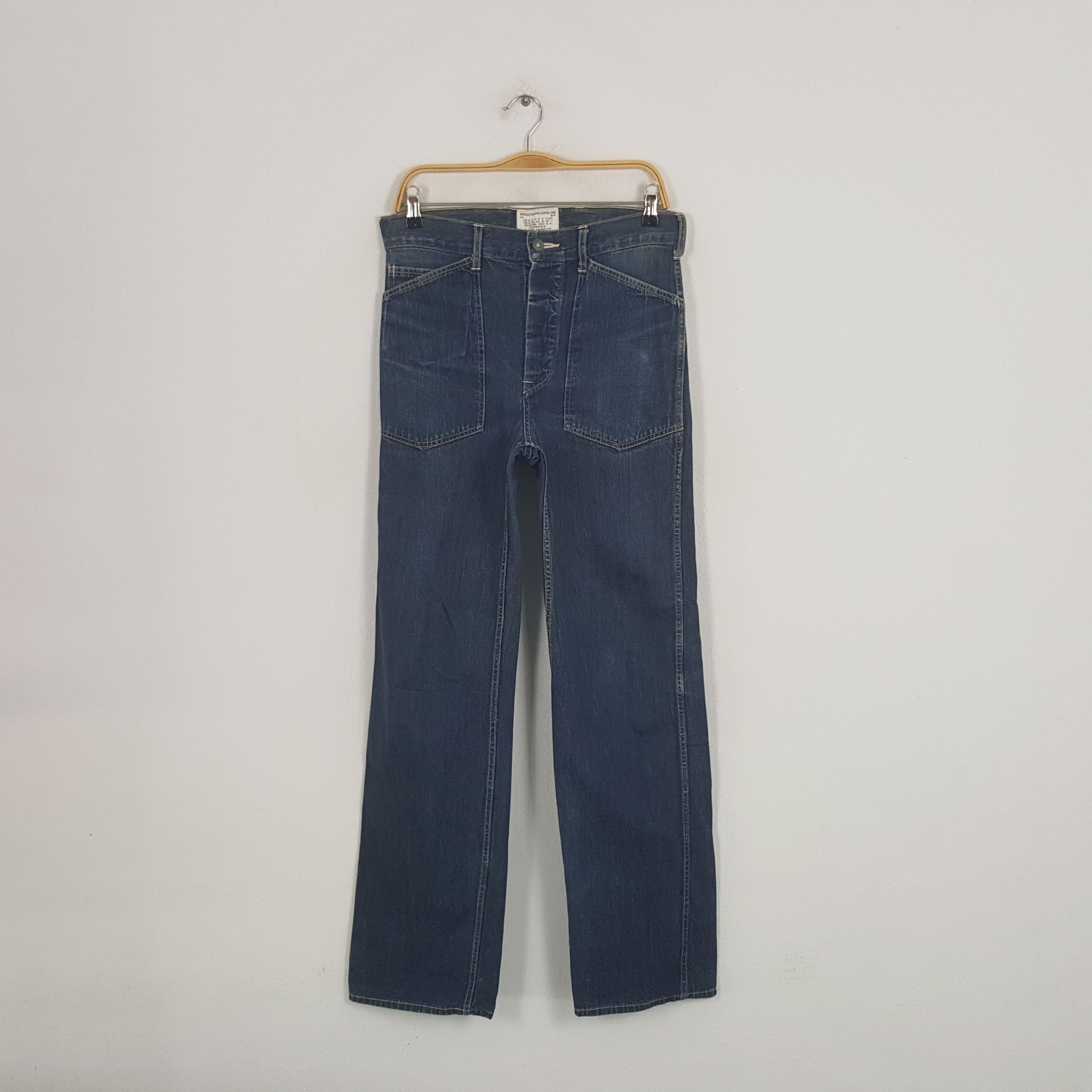 Vintage Army US American Streetwear Style Denim Jeans C280