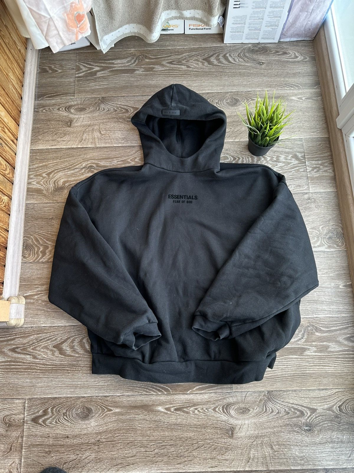 Essentials 🔥 Essentials Fear of God Oversized Hoodie Sweatshirt Logo Size US XXL / EU 58 / 5 - 2 Thumbnail