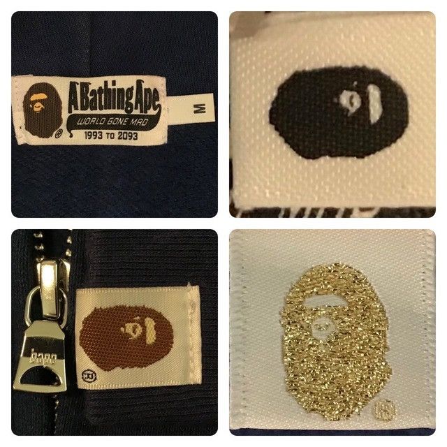 Bape BAPE Navy x Blue camo shark full zip hoodie a bathing ape Size US M / EU 48-50 / 2 - 7 Thumbnail