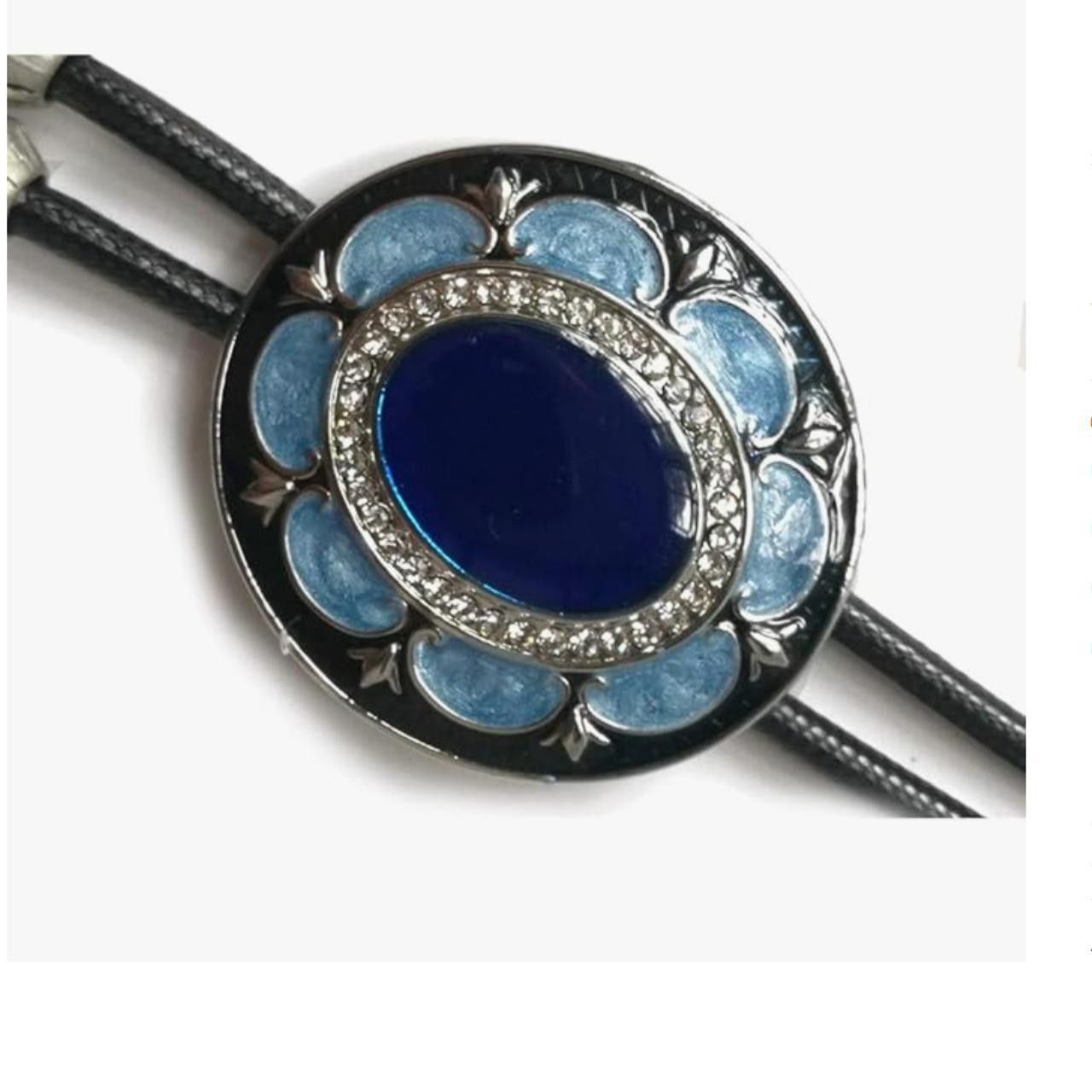 Other Western Blue Bolo Tie Size ONE SIZE - 3 Thumbnail