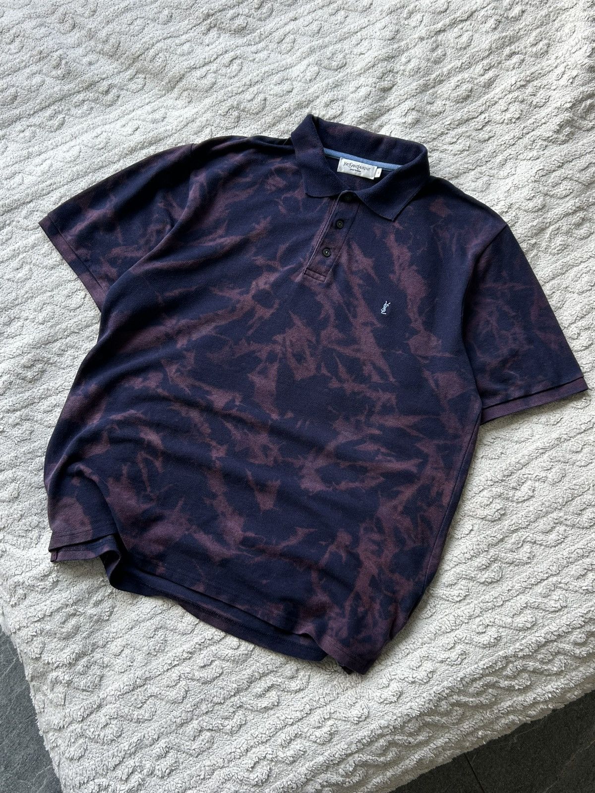 Yves Saint Laurent Vintage polo YSL Yves Saint Laurent custom xlarge logo Size US XL / EU 56 / 4 - 2 Thumbnail