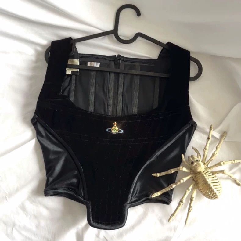 Vivienne Westwood Vivienne Westwood size8 Punk mother velvet patchwork corset Size M / US 6-8 / IT 42-44 - 1 Thumbnail