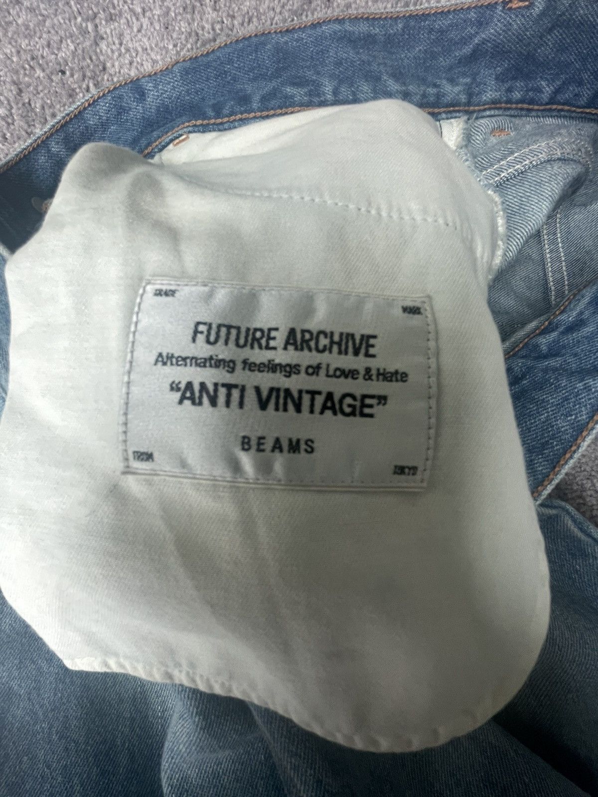 Beams Plus Beams Anti Vintage Flared Jeans Size US 32 / EU 48 - 4 Thumbnail
