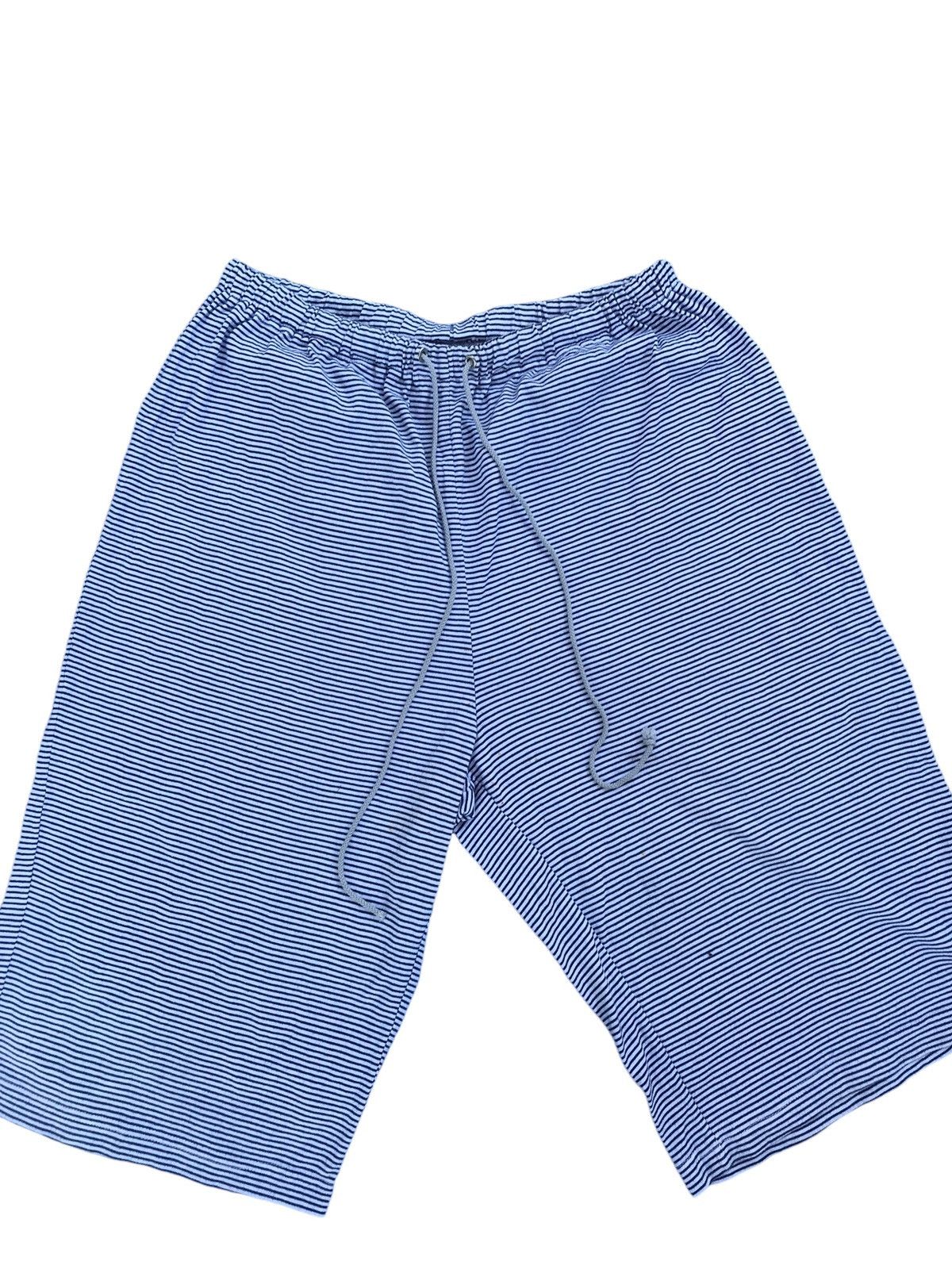 Y's × Yohji Yamamoto Y’s For Living by Yohji Yamamoto striped short pants Size US 30 / EU 46 - 4 Thumbnail
