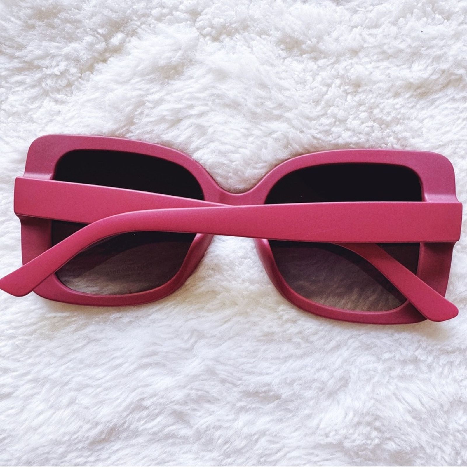 Other Eva Red Square-Framed Sunglasses Size ONE SIZE - 14 Thumbnail
