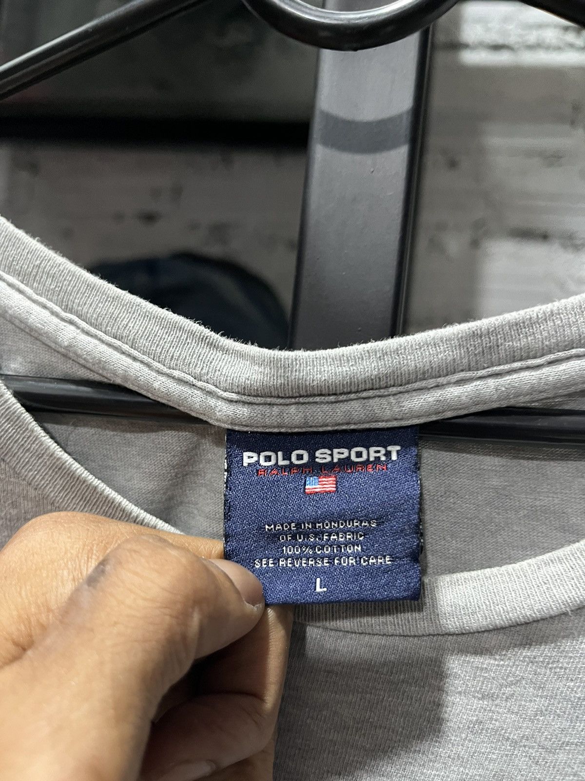 Polo Ralph Lauren Polo Ralph Lauren Spell Out Tee 90s Size US L / EU 52-54 / 3 - 3 Thumbnail