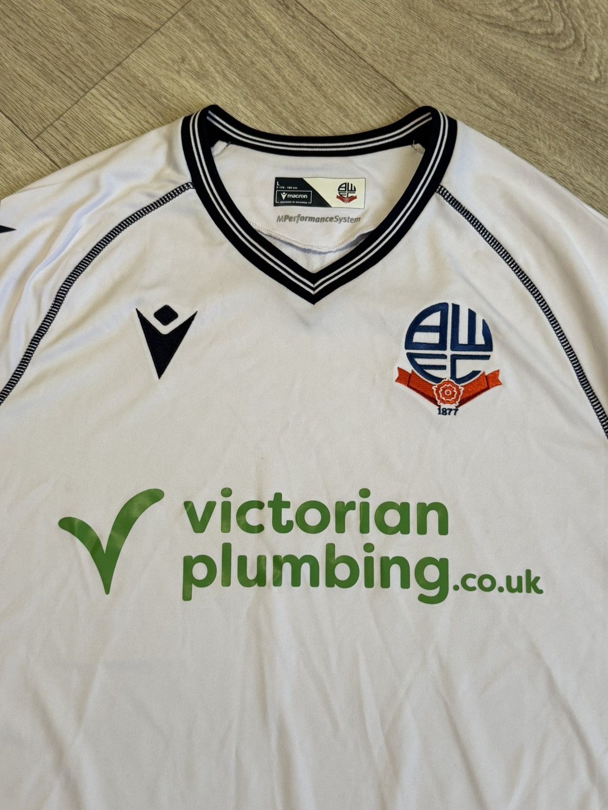Macron 🔷Macron Bolton Wanderers 2023/24 Soccer jersey🔷 Size US L / EU 52-54 / 3 - 3 Thumbnail