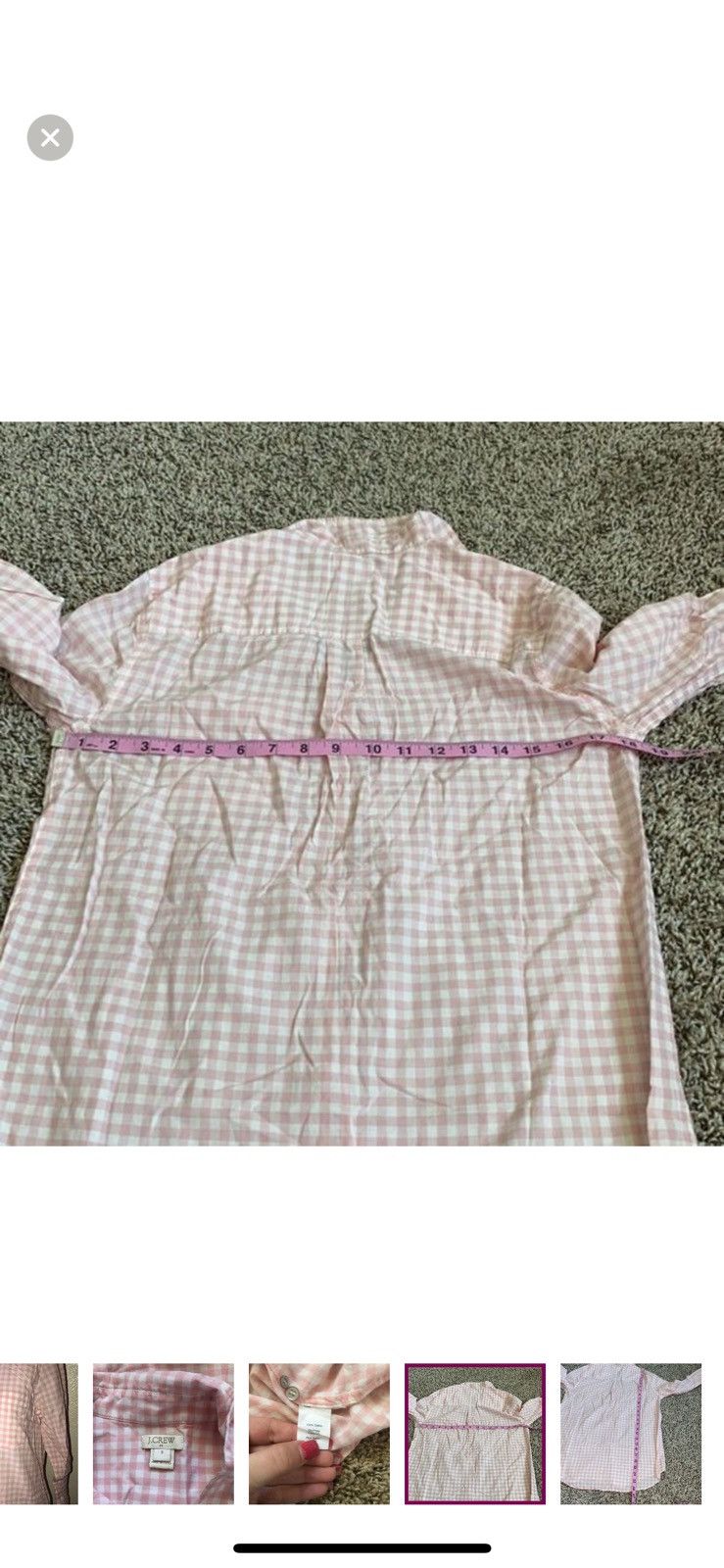 J.Crew J. Crew small boy fit plaid button down shirt Size S / US 4 / IT 40 - 3 Thumbnail