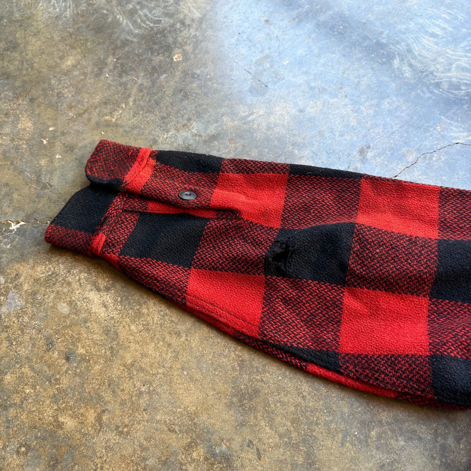 Vintage Beautiful Vintage 1950s Wool Plaid Jacket Brent Size US XL / EU 56 / 4 - 5 Thumbnail