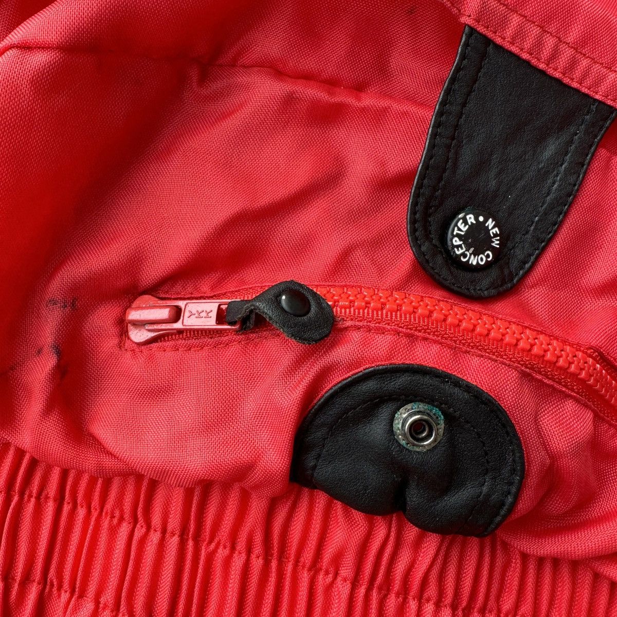 Japanese Brand 90s Kadoya Akira New Concepter Biker Racing racer jkt MA-1 Size US M / EU 48-50 / 2 - 15 Thumbnail