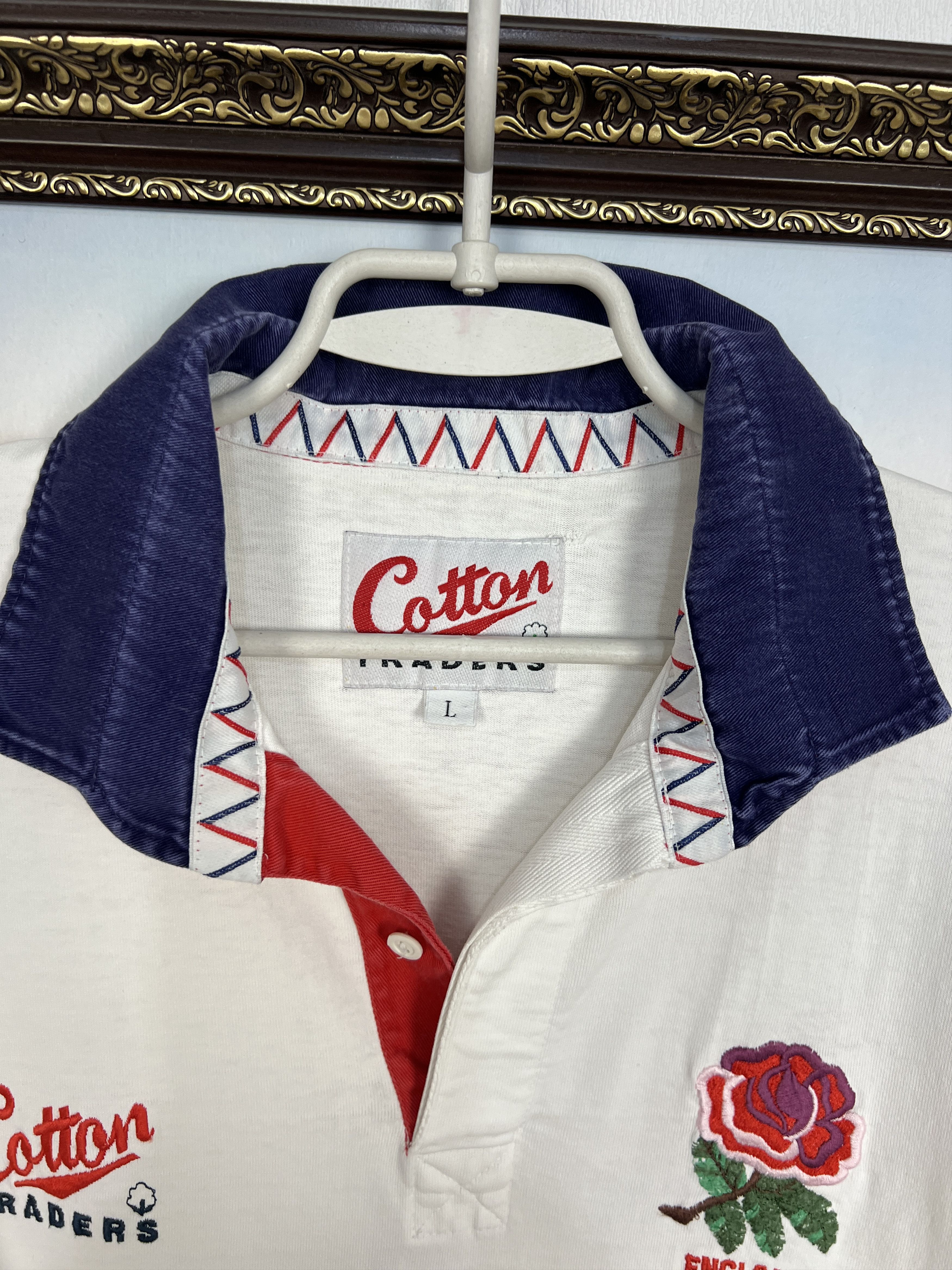 Cotton Traders Vintage 90's Cotton Traders England Rugby Union Jersey Size US L / EU 52-54 / 3 - 5 Thumbnail