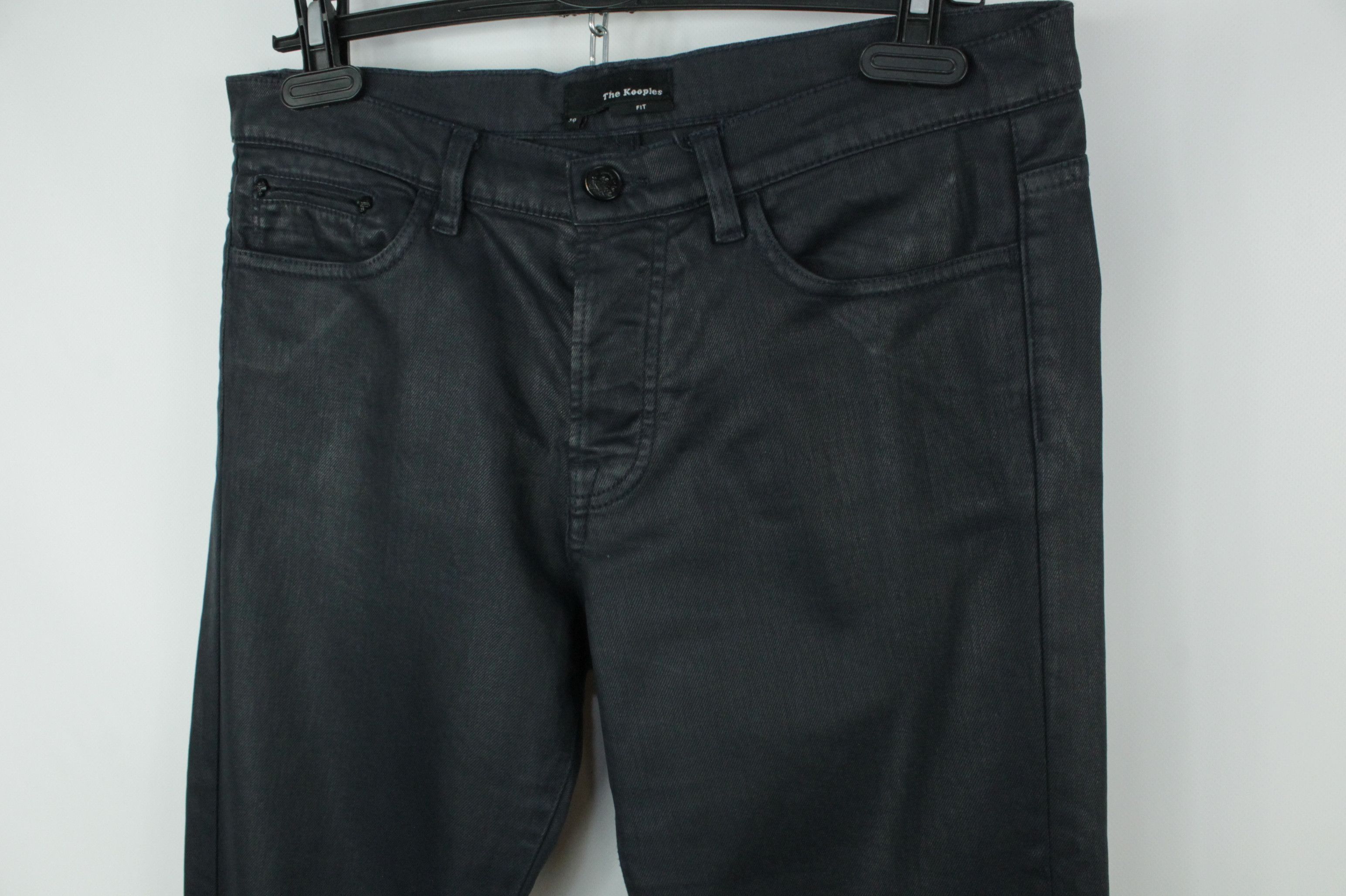 The Kooples The Kooples Navy Blue Coated Slim Fit Women's Jeans Size 30" / US 8 / IT 44 - 3 Thumbnail